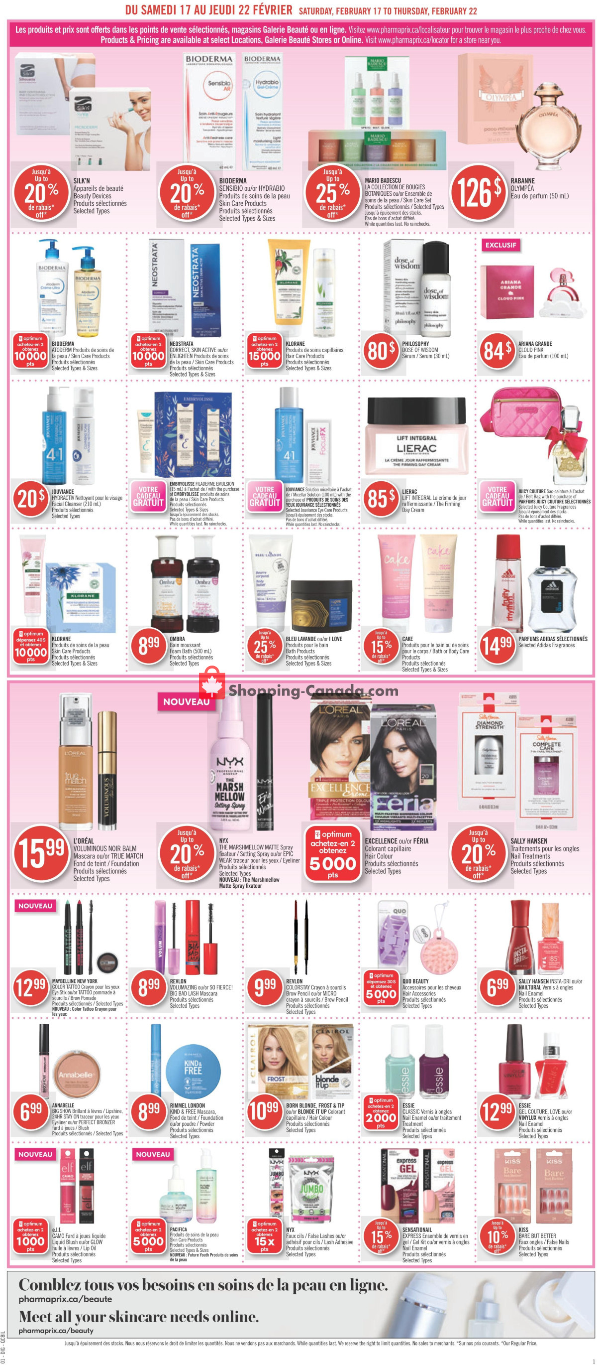 Pharmaprix flyer from Saturday February 17, 2024 to Thursday February 22, 2024 - page 14