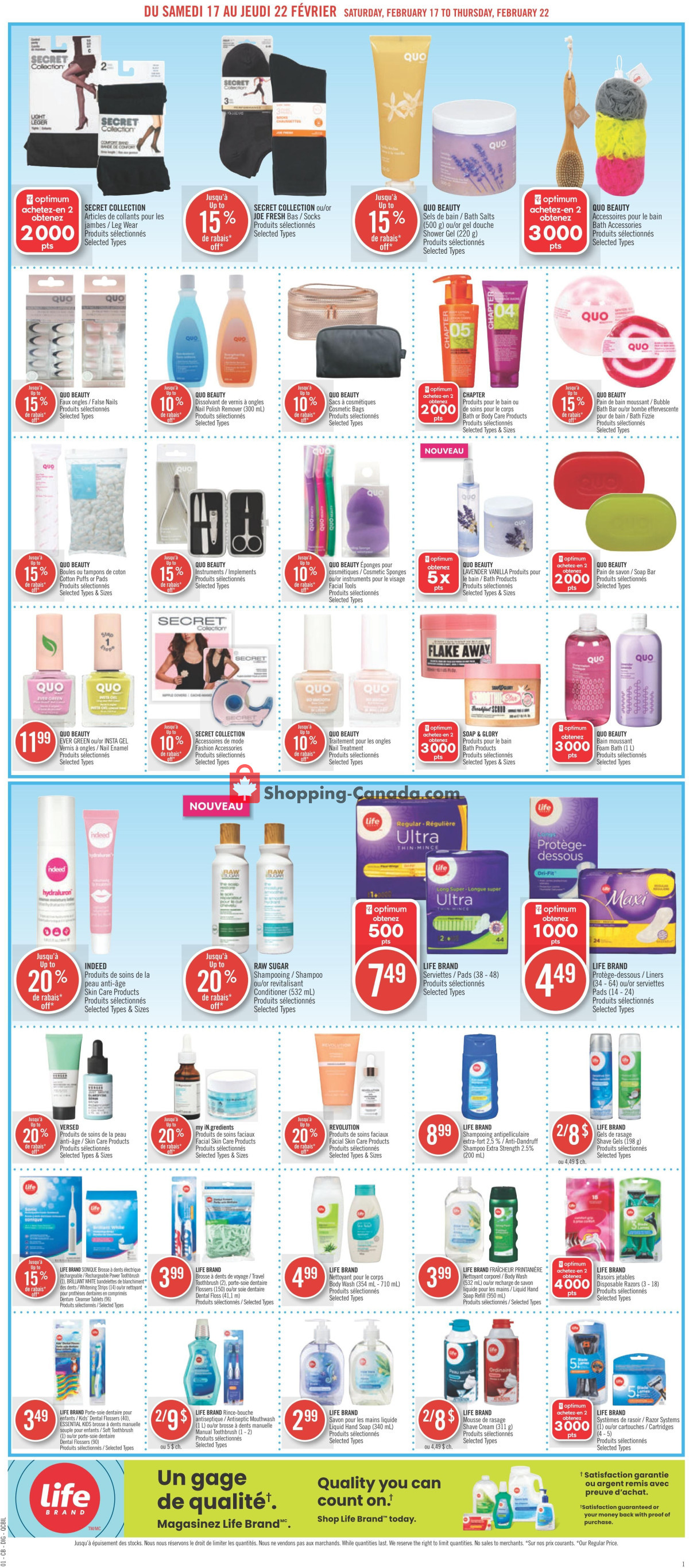 Pharmaprix flyer from Saturday February 17, 2024 to Thursday February 22, 2024 - page 15