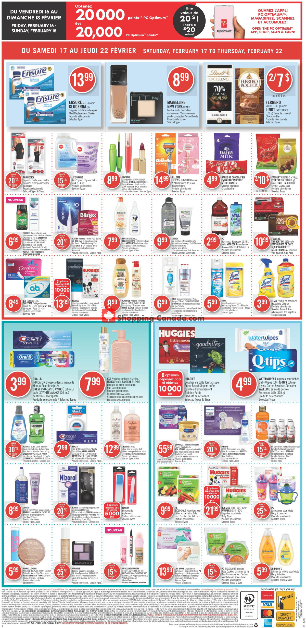 Pharmaprix flyer from Saturday February 17, 2024 to Thursday February 22, 2024 - page 17