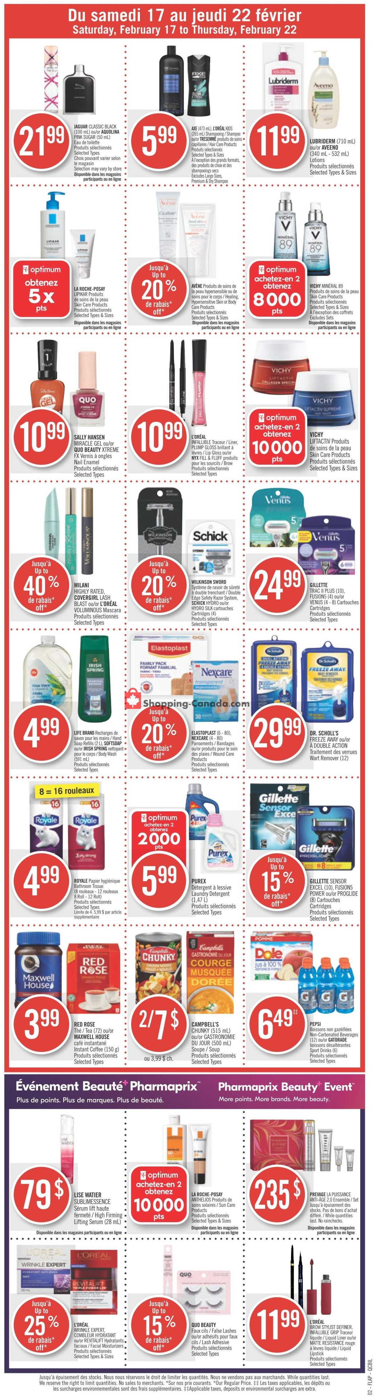 Pharmaprix flyer from Saturday February 17, 2024 to Thursday February 22, 2024 - page 2