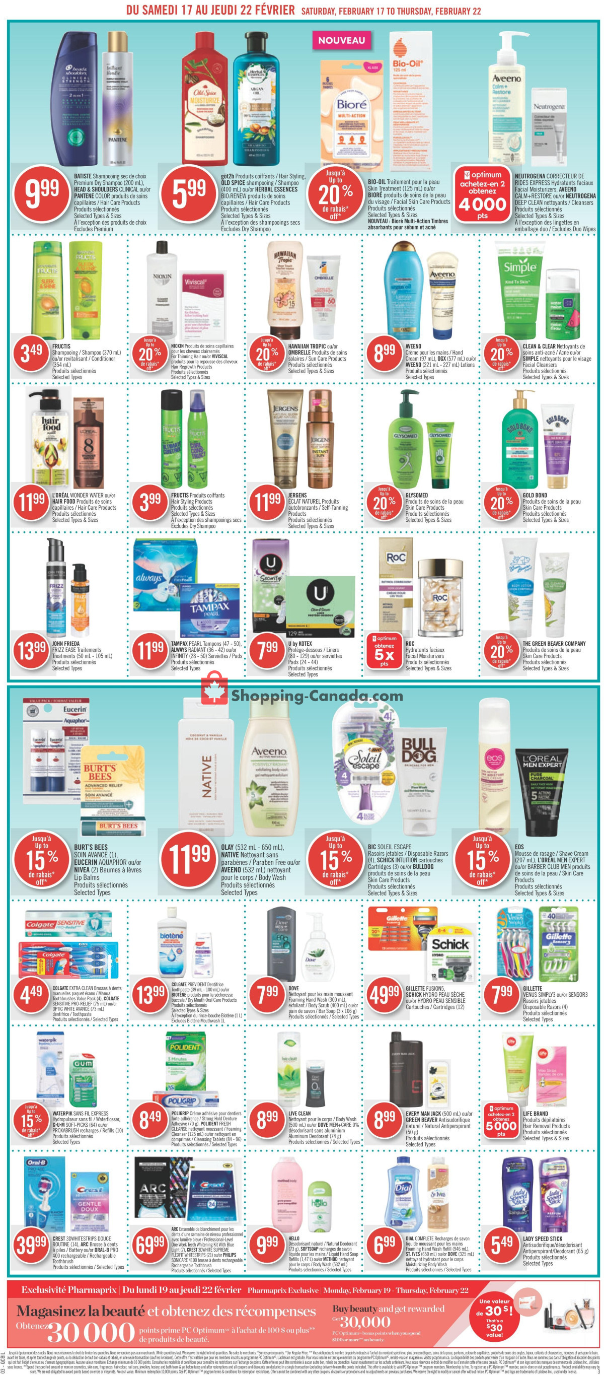 Pharmaprix flyer from Saturday February 17, 2024 to Thursday February 22, 2024 - page 9