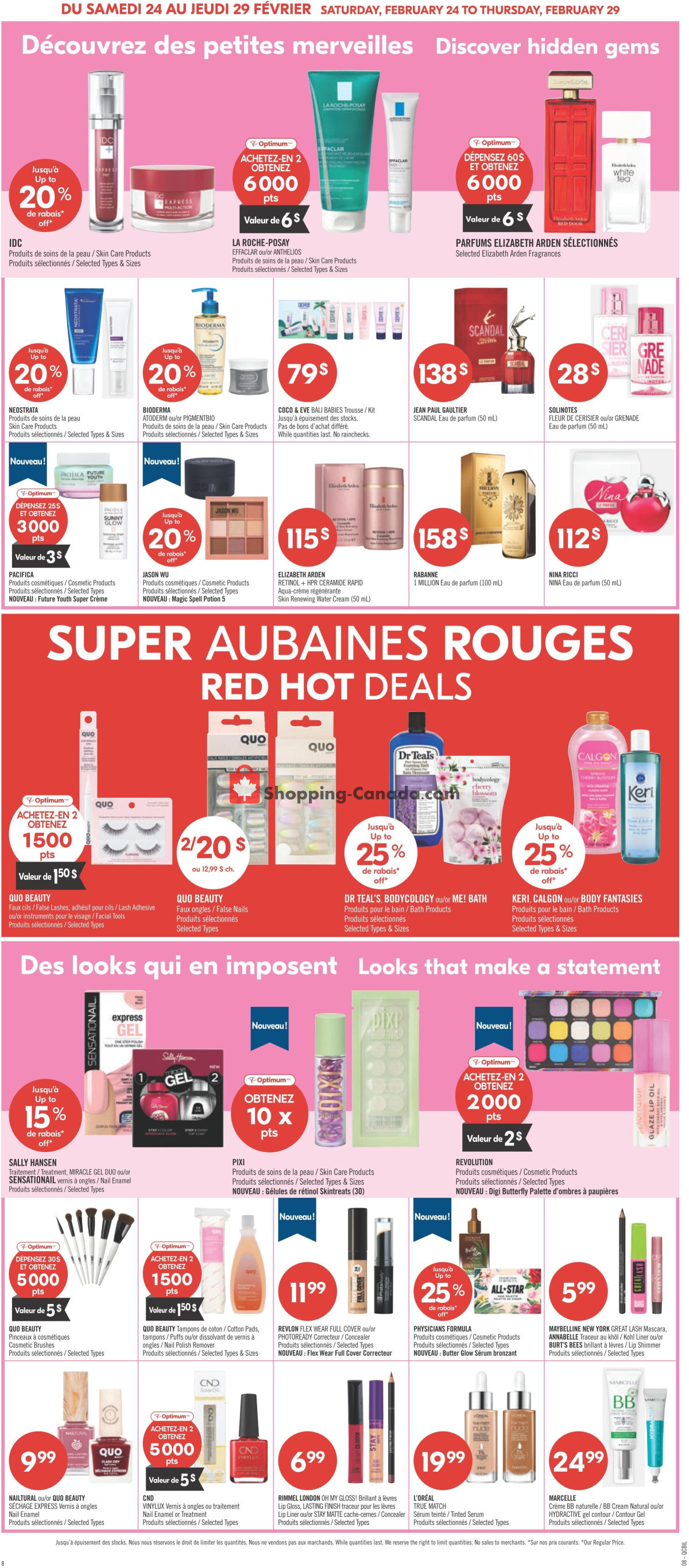 Pharmaprix flyer from Saturday February 24, 2024 to Thursday February 29, 2024 - page 11