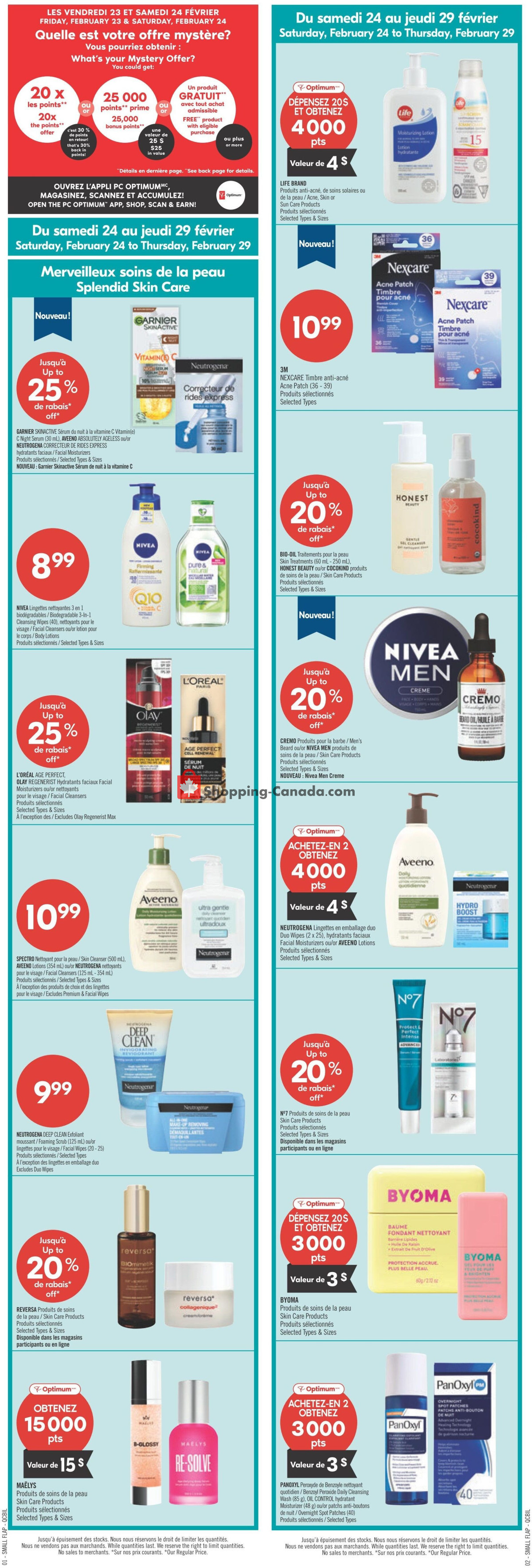 Pharmaprix flyer from Saturday February 24, 2024 to Thursday February 29, 2024 - page 4