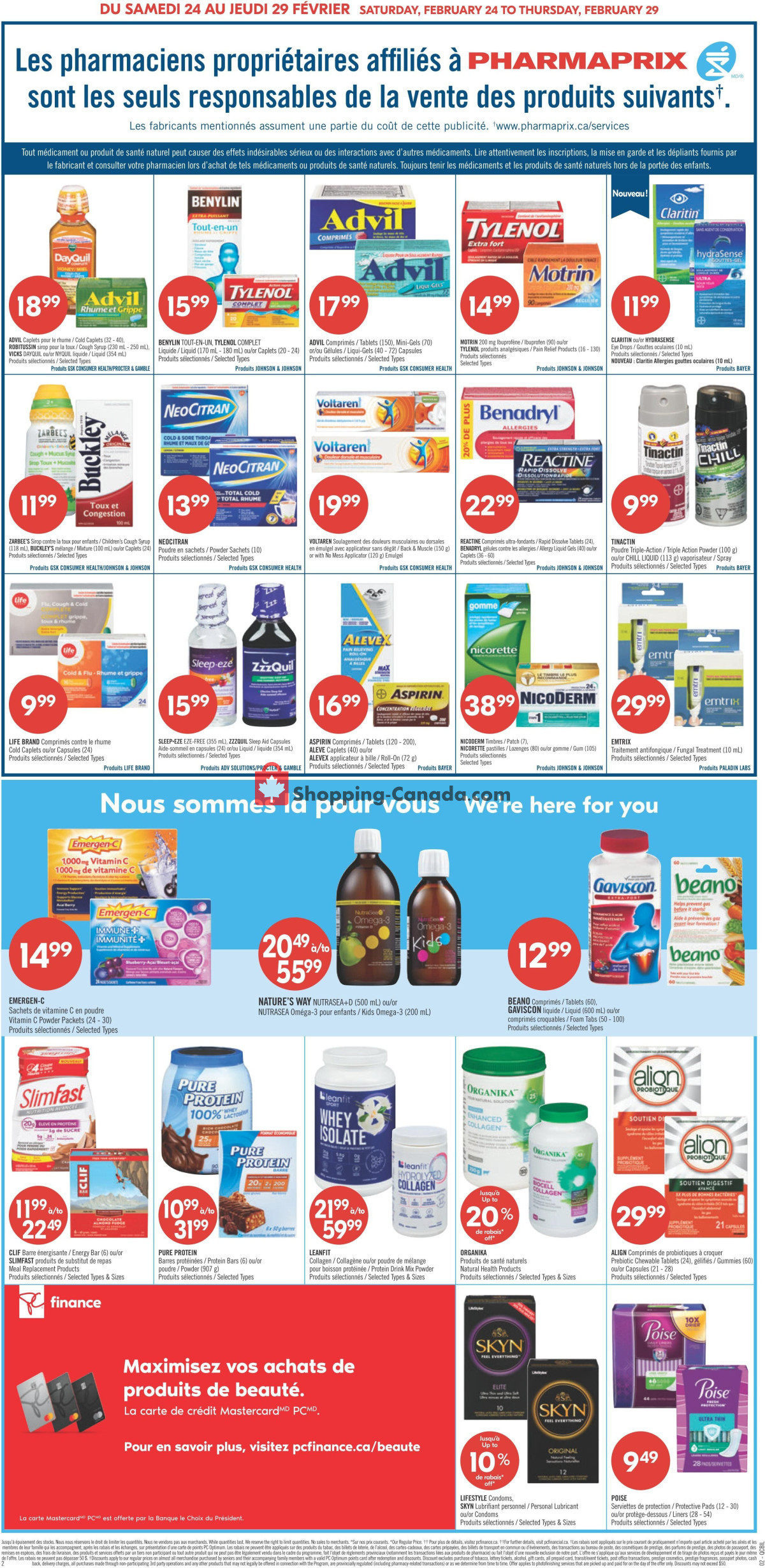 Pharmaprix flyer from Saturday February 24, 2024 to Thursday February 29, 2024 - page 5