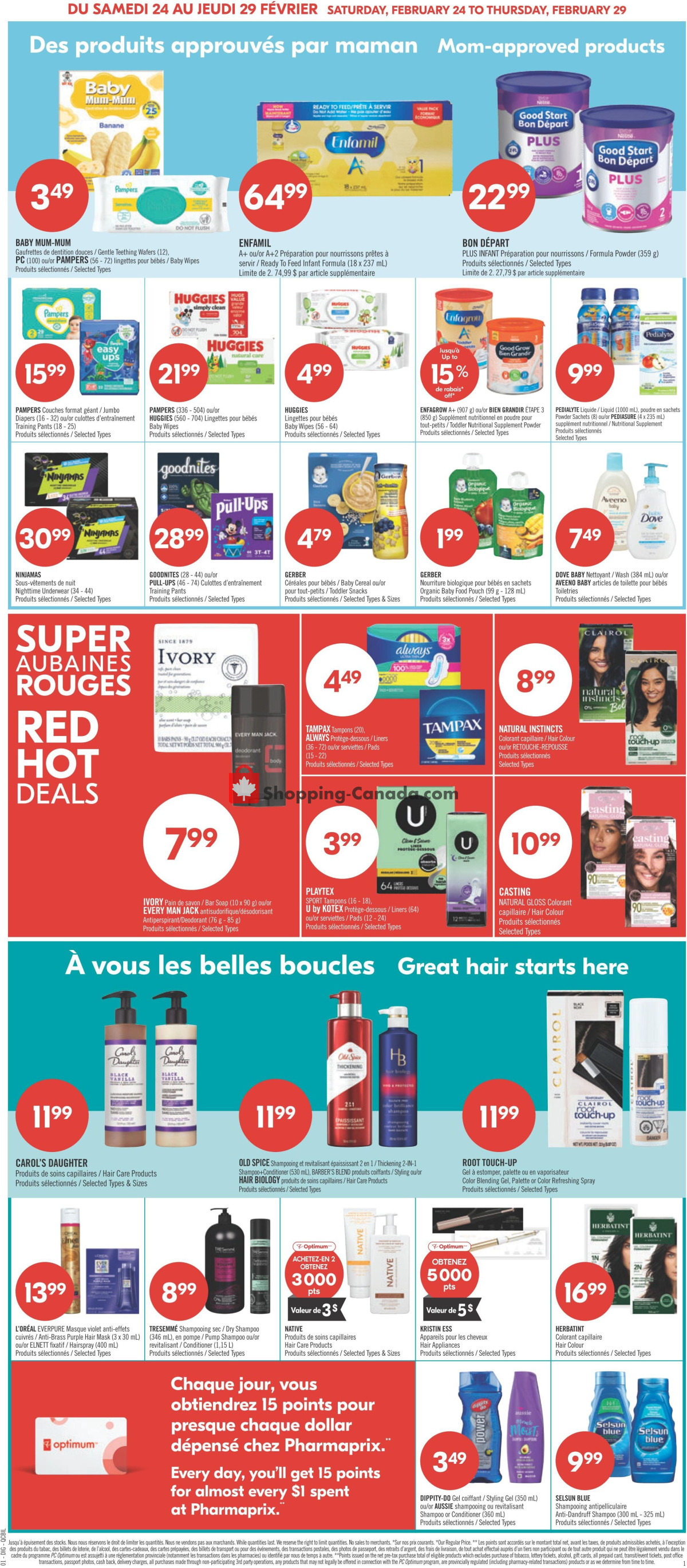 Pharmaprix flyer from Saturday February 24, 2024 to Thursday February 29, 2024 - page 6