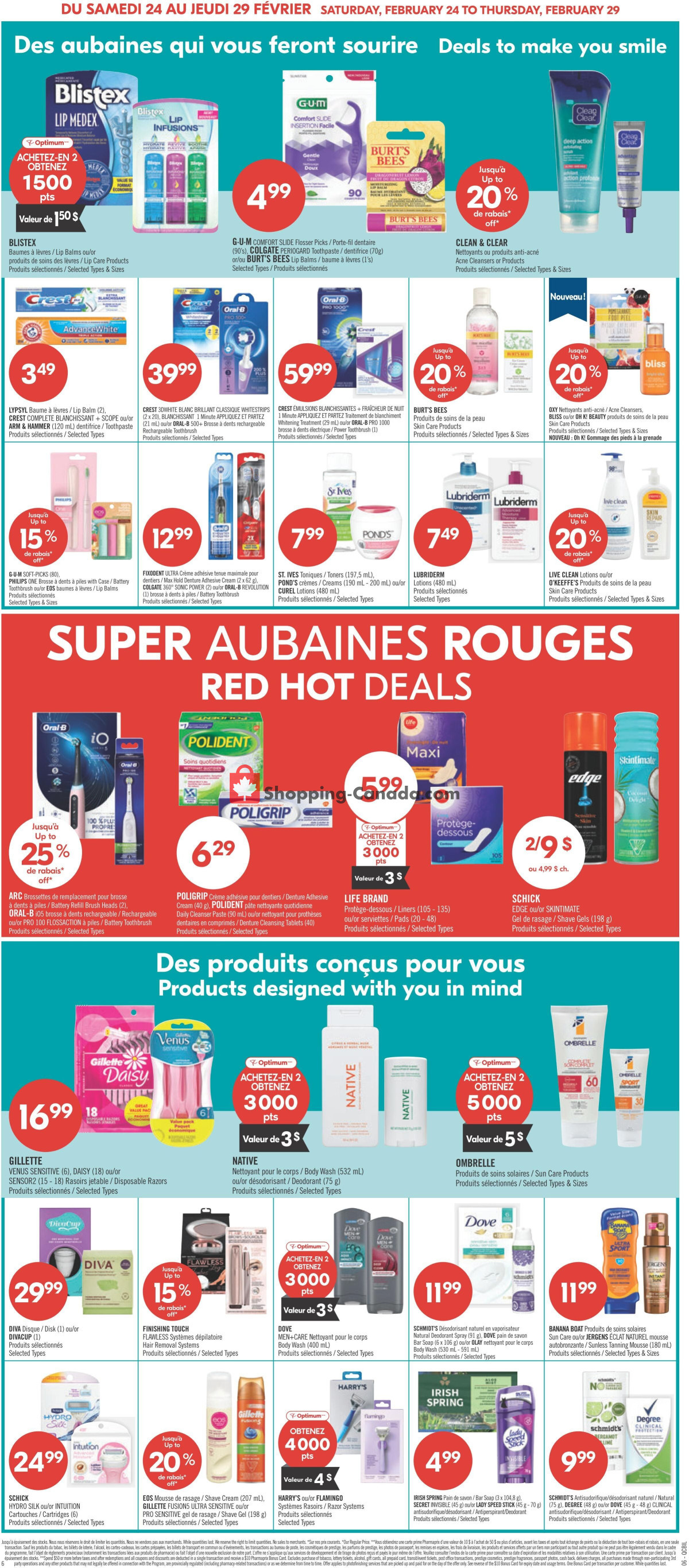 Pharmaprix flyer from Saturday February 24, 2024 to Thursday February 29, 2024 - page 9