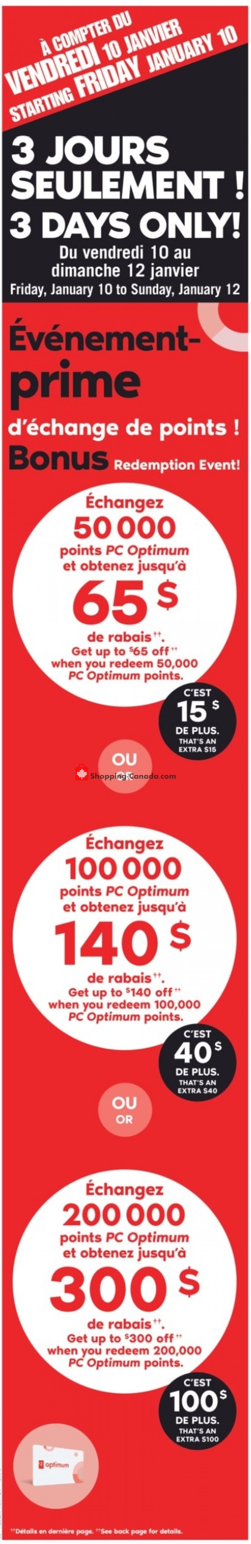 Pharmaprix flyer from Saturday January 11, 2020 to Thursday January 16, 2020 - page 1