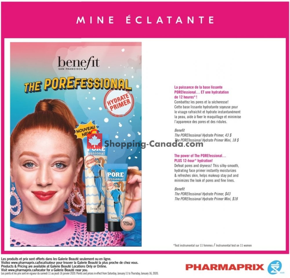 Pharmaprix flyer from Saturday January 11, 2020 to Thursday January 16, 2020 - page 12