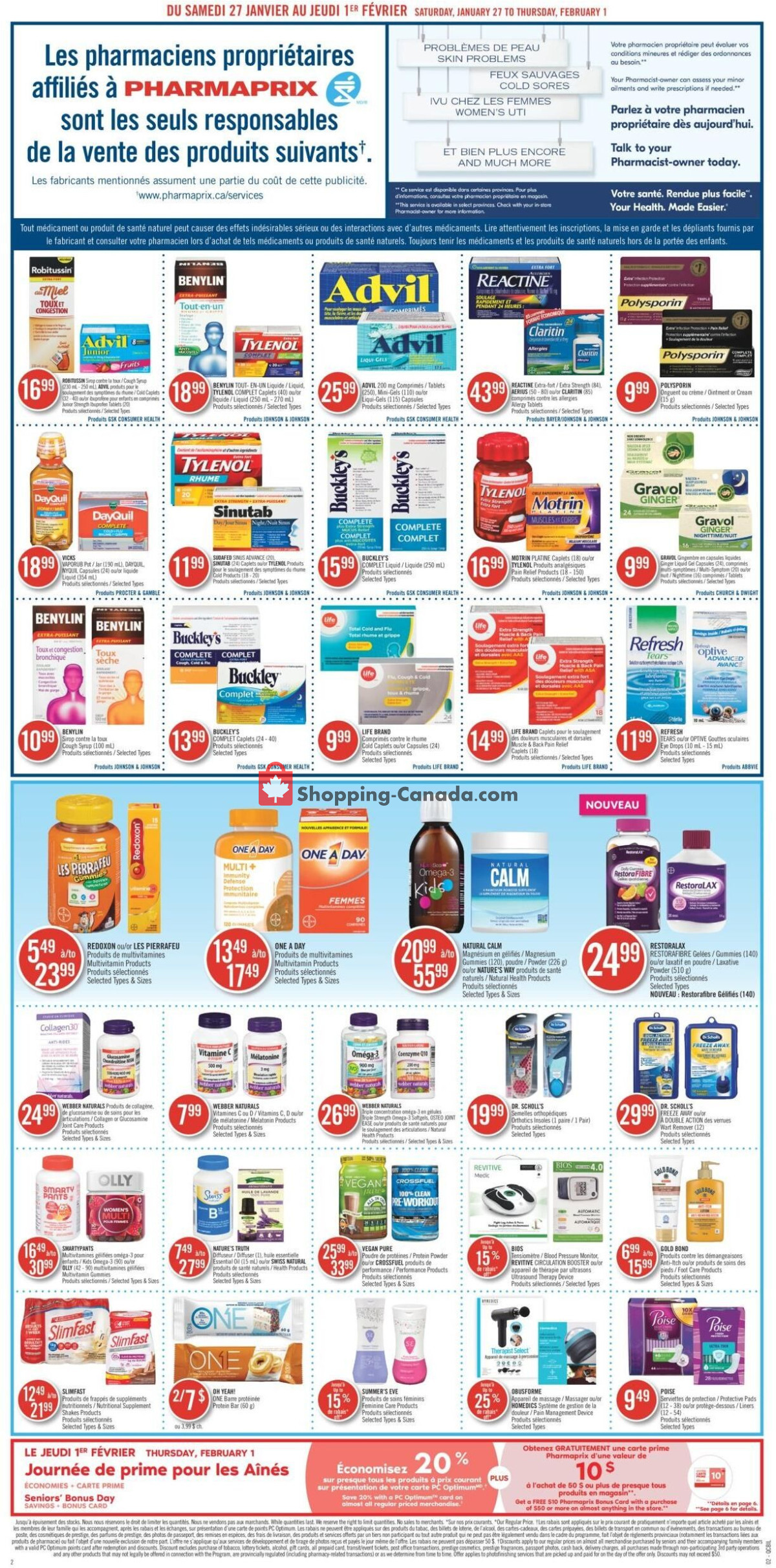 Pharmaprix flyer from Saturday January 27, 2024 to Thursday February 1, 2024 - page 3