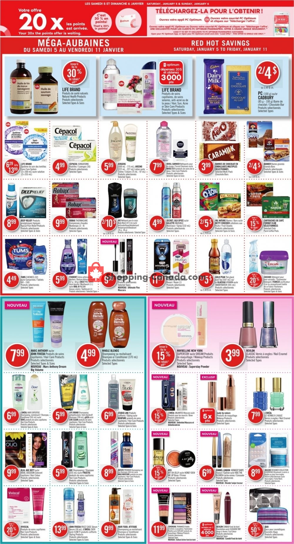 Pharmaprix flyer from Saturday January 5, 2019 to Friday January 11, 2019 - page 14