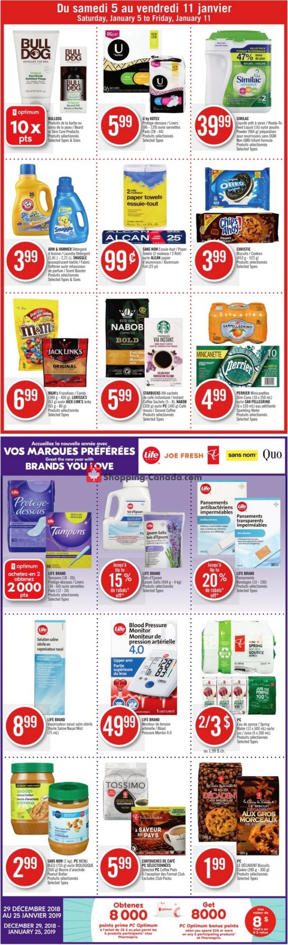 Pharmaprix flyer from Saturday January 5, 2019 to Friday January 11, 2019 - page 2