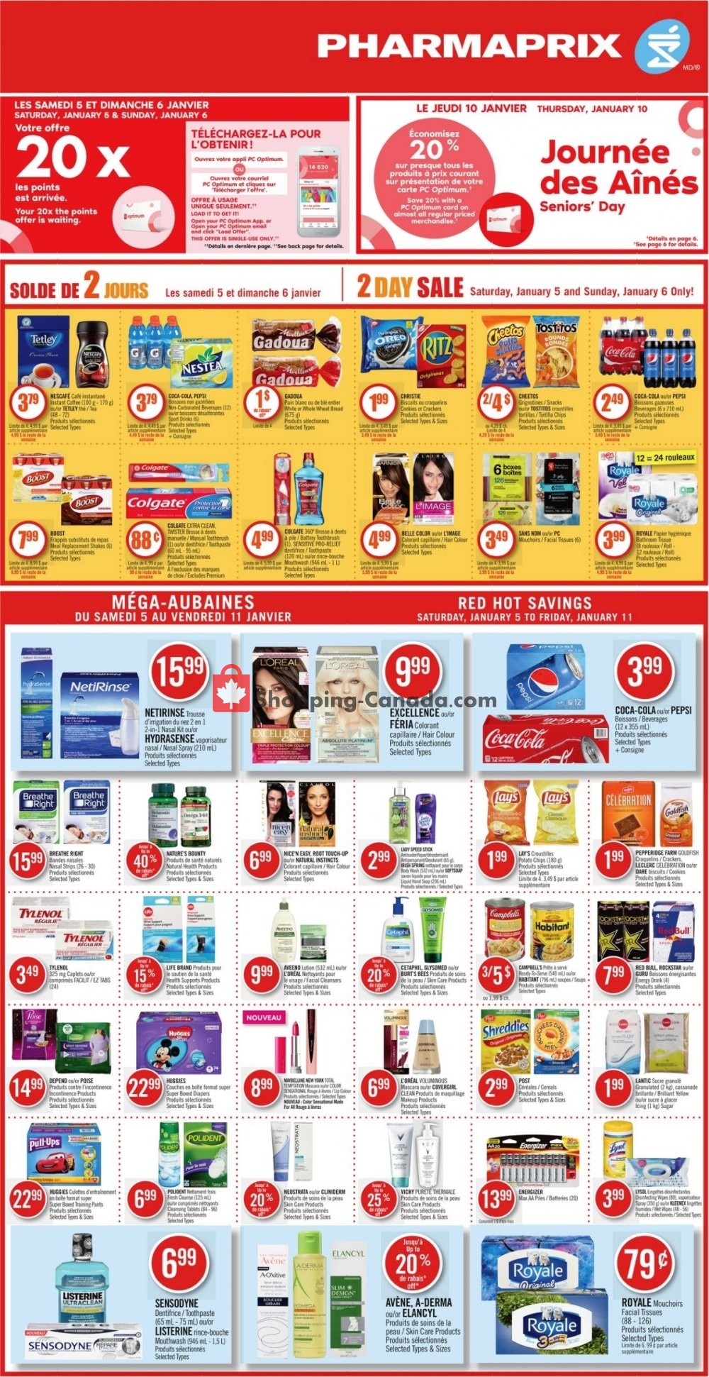 Pharmaprix flyer from Saturday January 5, 2019 to Friday January 11, 2019 - page 3