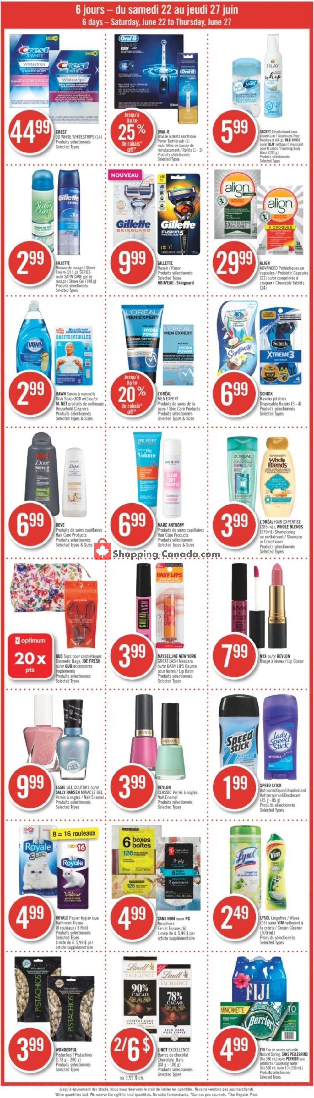 Pharmaprix flyer from Saturday June 22, 2019 to Thursday June 27, 2019 - page 4