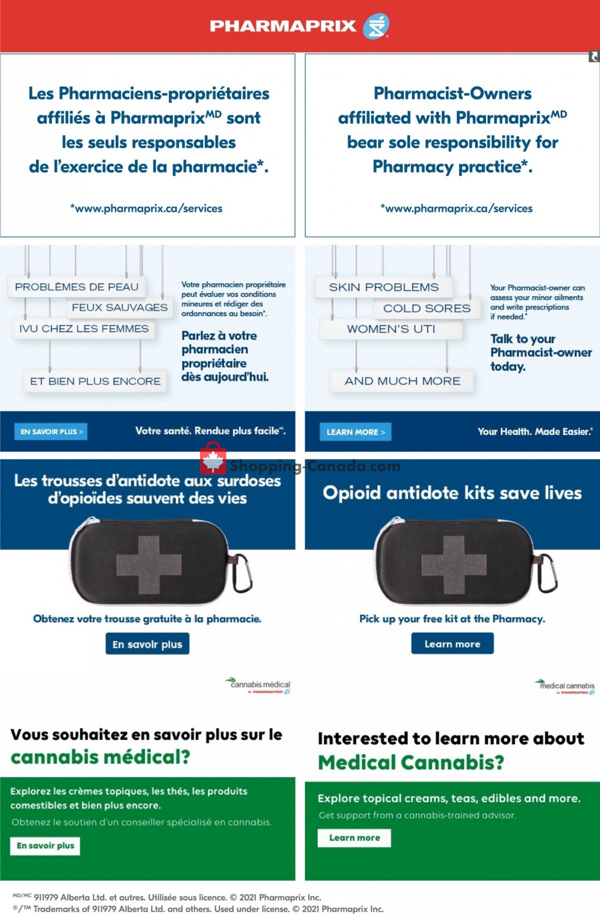 Pharmaprix flyer from Saturday June 5, 2021 to Thursday June 10, 2021 - page 1