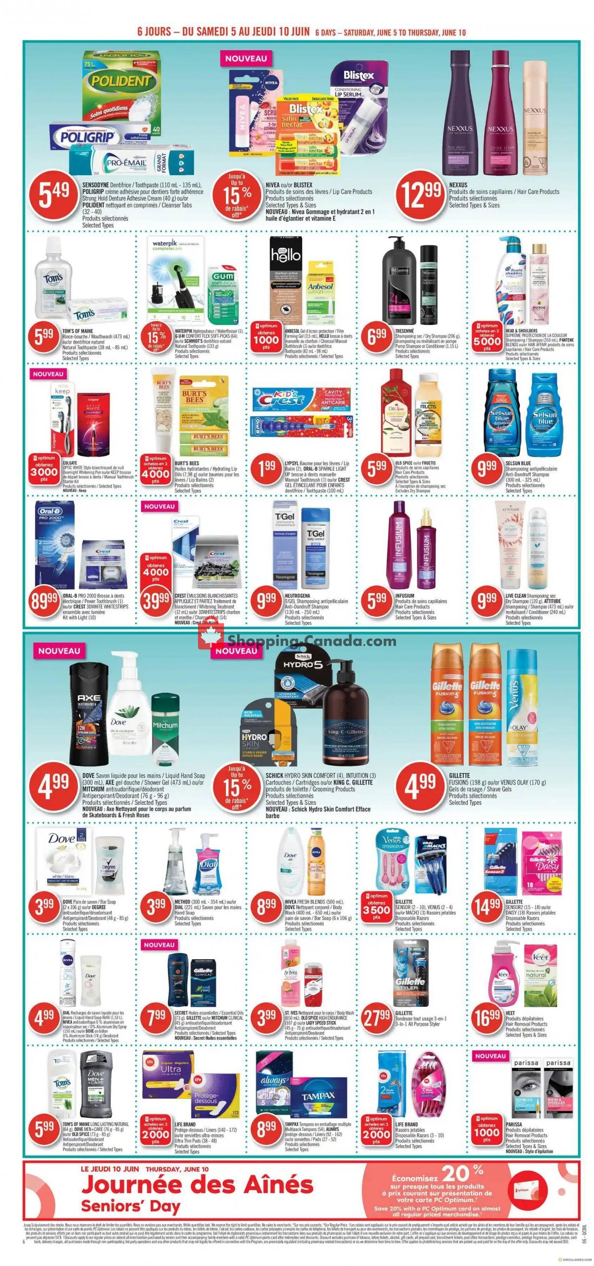 Pharmaprix flyer from Saturday June 5, 2021 to Thursday June 10, 2021 - page 13