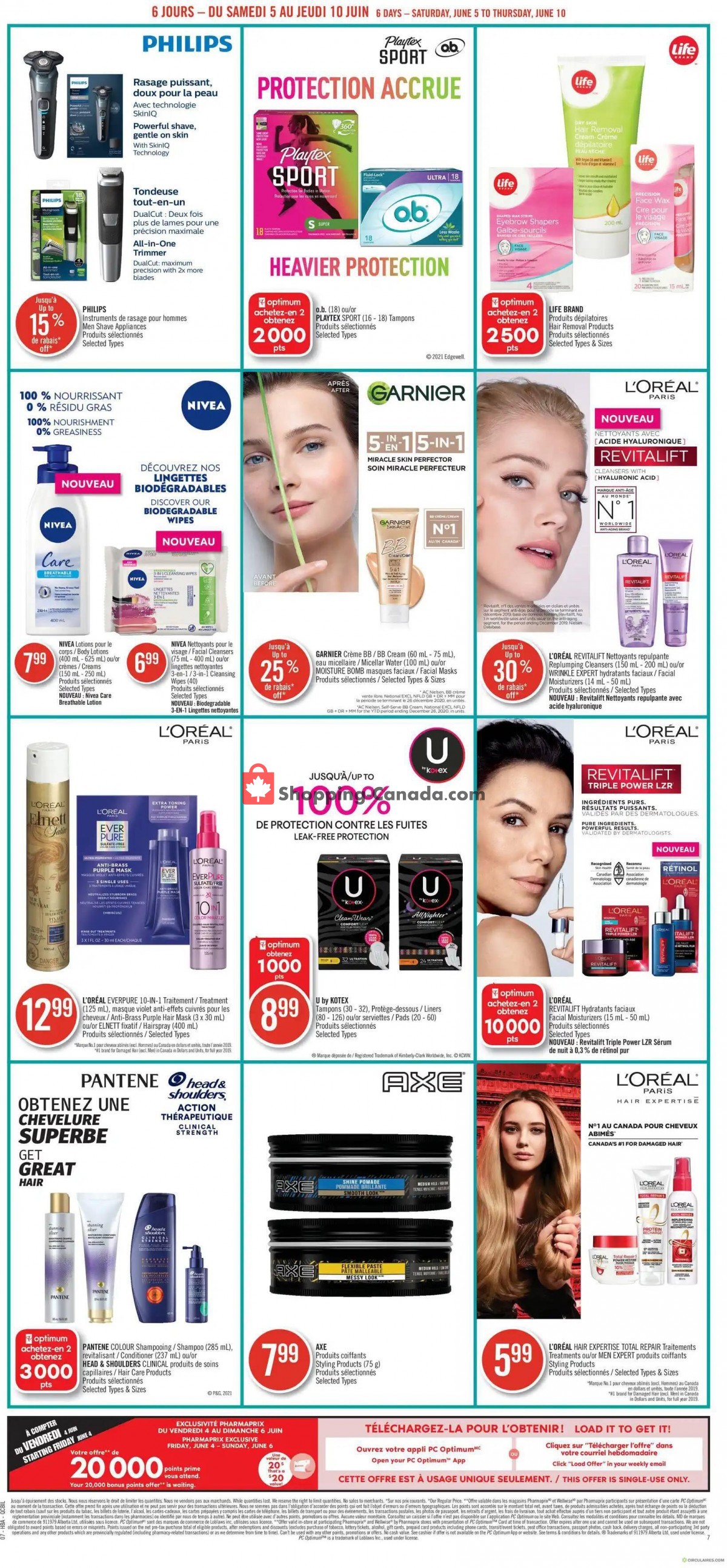 Pharmaprix flyer from Saturday June 5, 2021 to Thursday June 10, 2021 - page 14