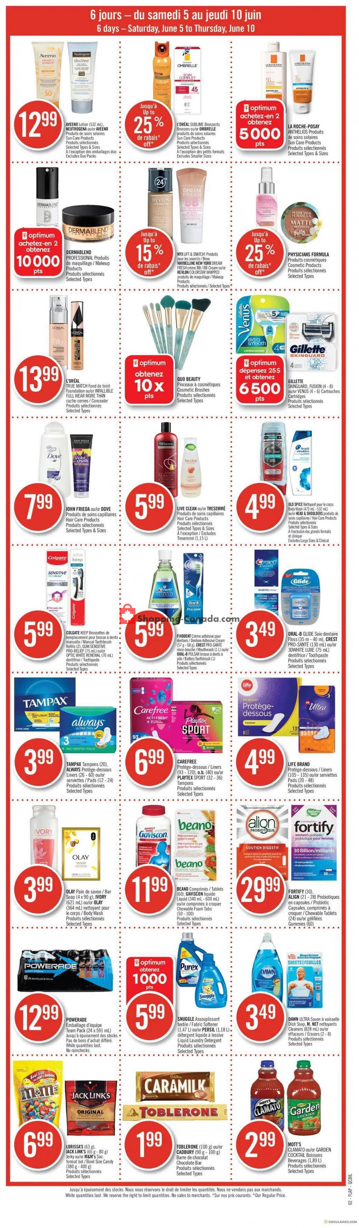 Pharmaprix flyer from Saturday June 5, 2021 to Thursday June 10, 2021 - page 4