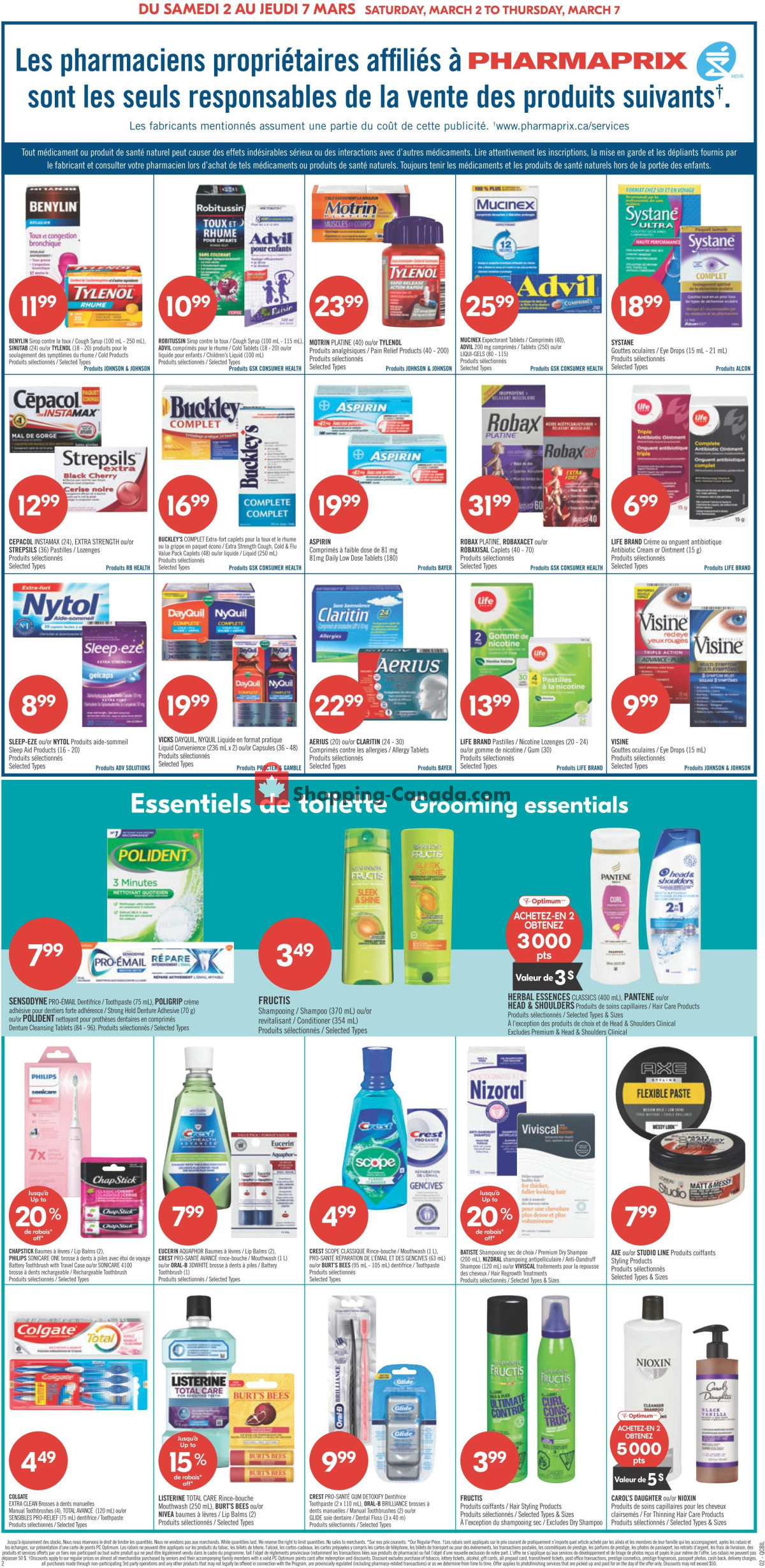 Pharmaprix flyer from Saturday March 2, 2024 to Thursday March 7, 2024 - page 4