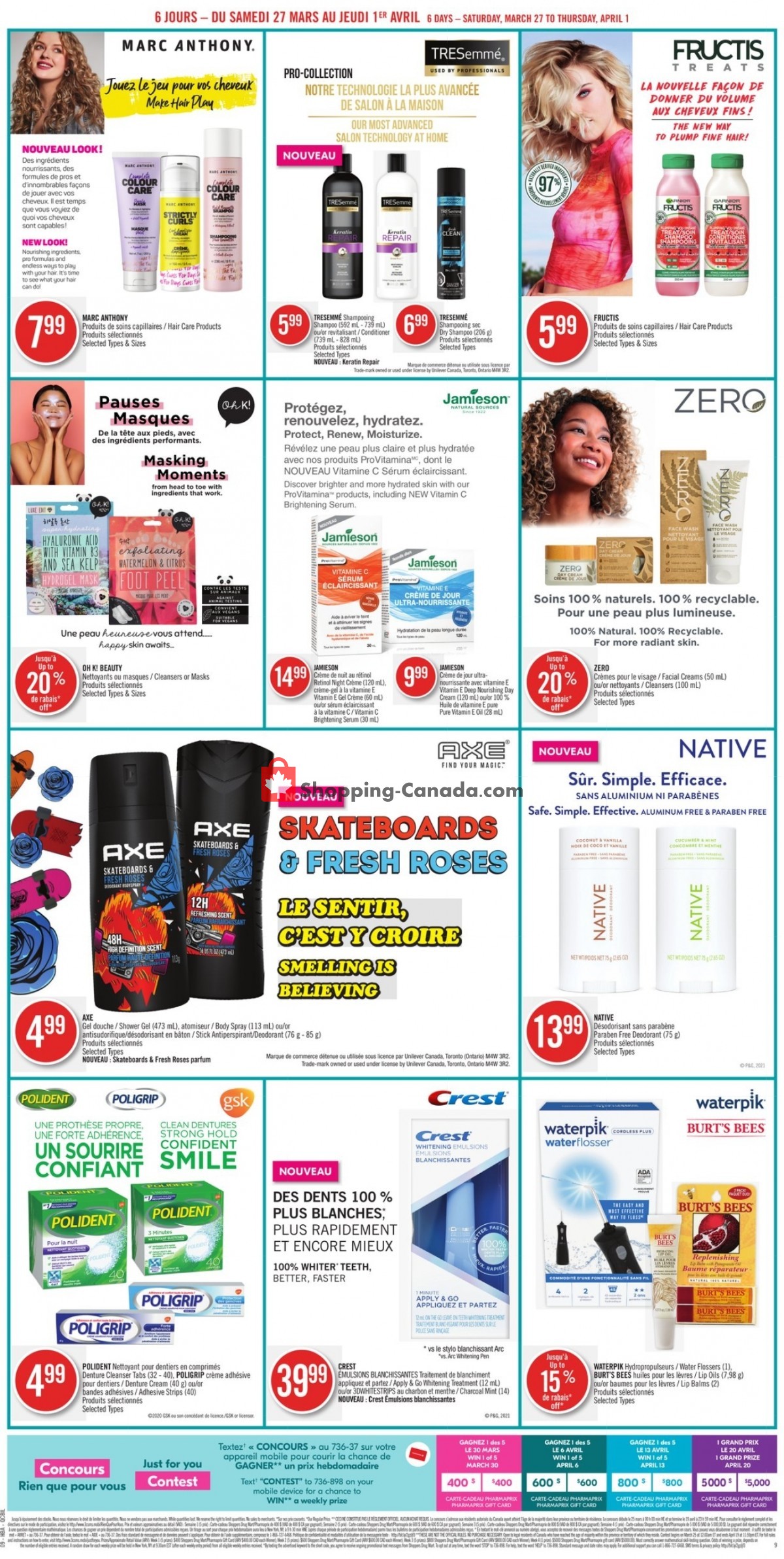 Pharmaprix flyer from Saturday March 27, 2021 to Thursday April 1, 2021 - page 14