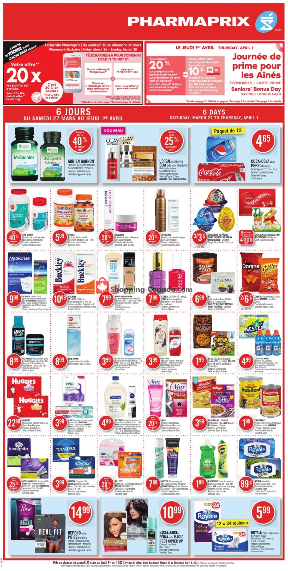 Pharmaprix flyer from Saturday March 27, 2021 to Thursday April 1, 2021 - page 4