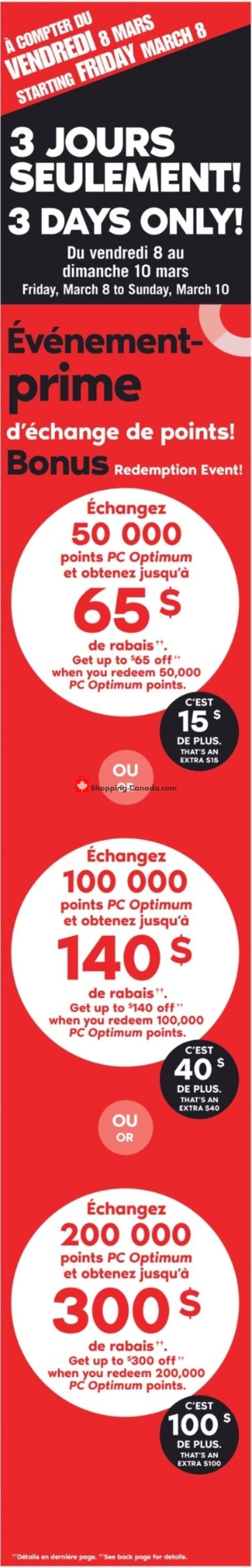 Pharmaprix flyer from Saturday March 9, 2019 to Thursday March 14, 2019 - page 1