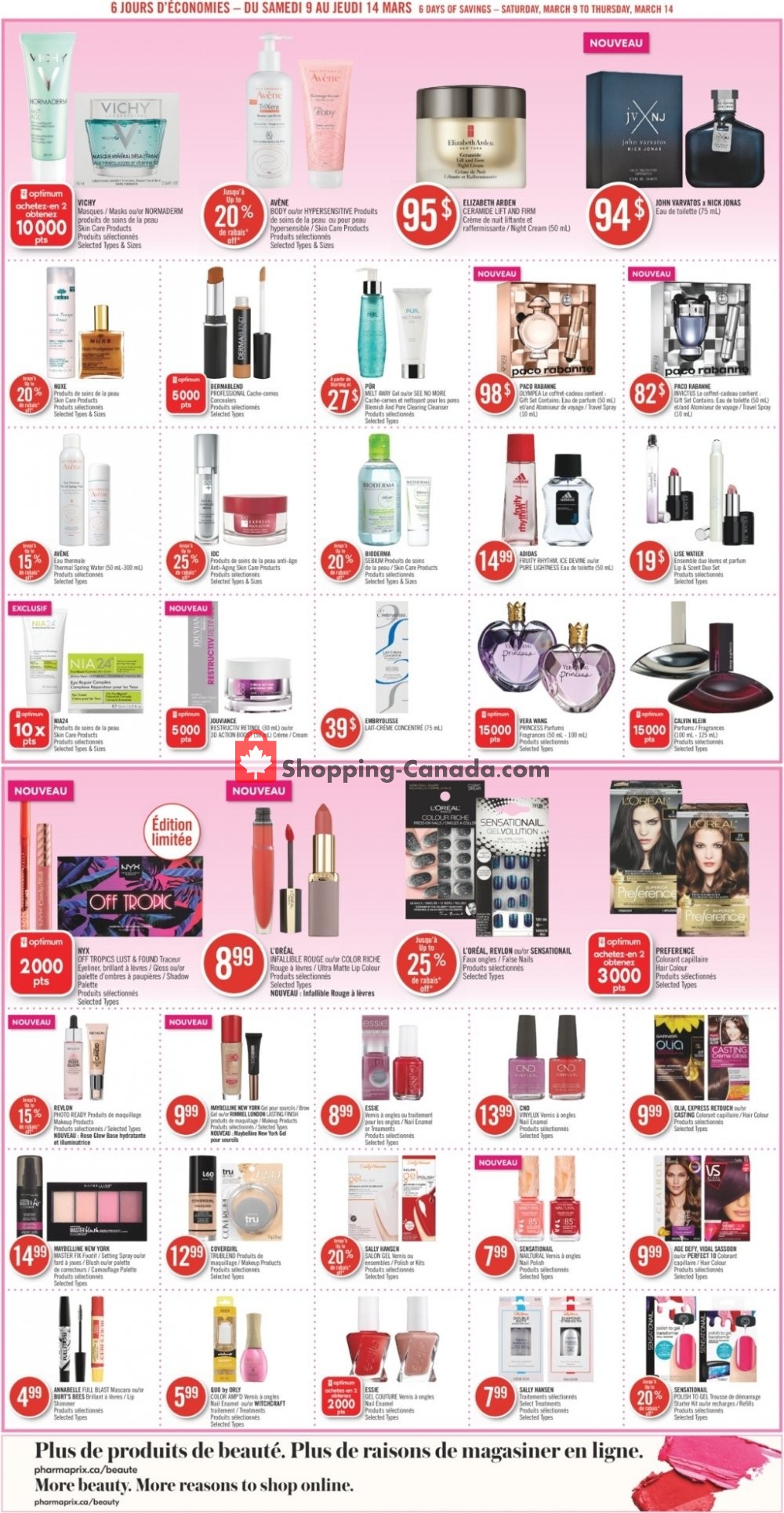 Pharmaprix flyer from Saturday March 9, 2019 to Thursday March 14, 2019 - page 16