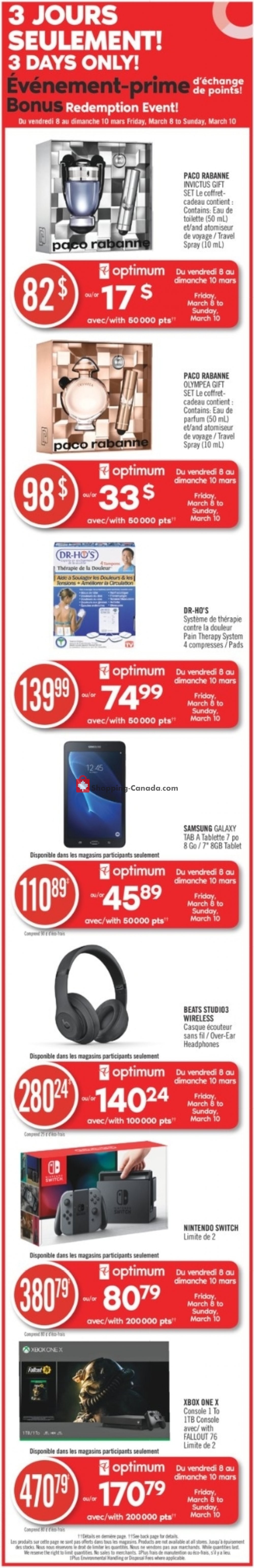 Pharmaprix flyer from Saturday March 9, 2019 to Thursday March 14, 2019 - page 2