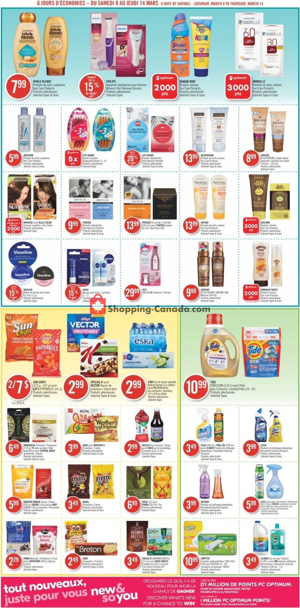 Pharmaprix flyer from Saturday March 9, 2019 to Thursday March 14, 2019 - page 8