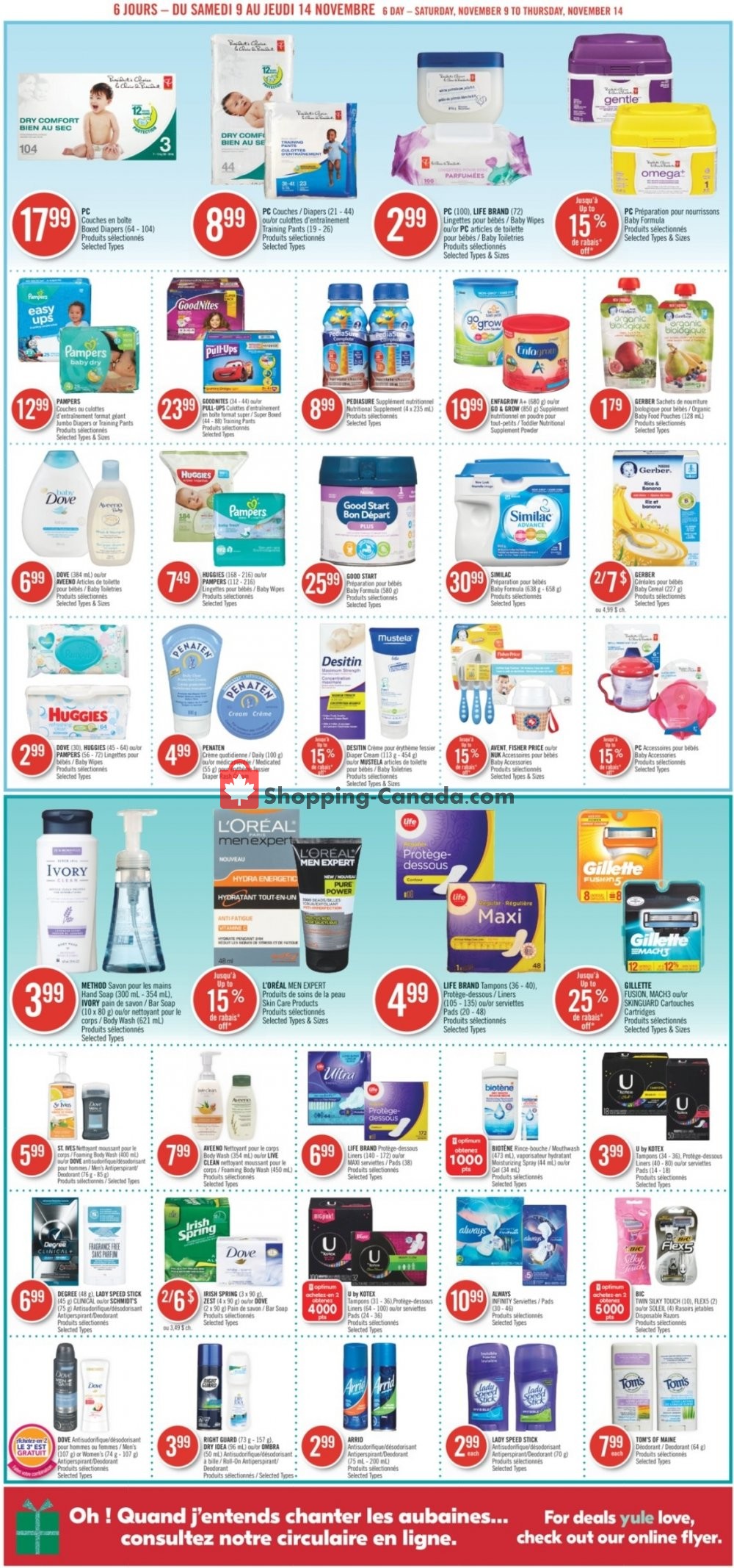 Pharmaprix flyer from Saturday November 9, 2019 to Thursday November 14, 2019 - page 10