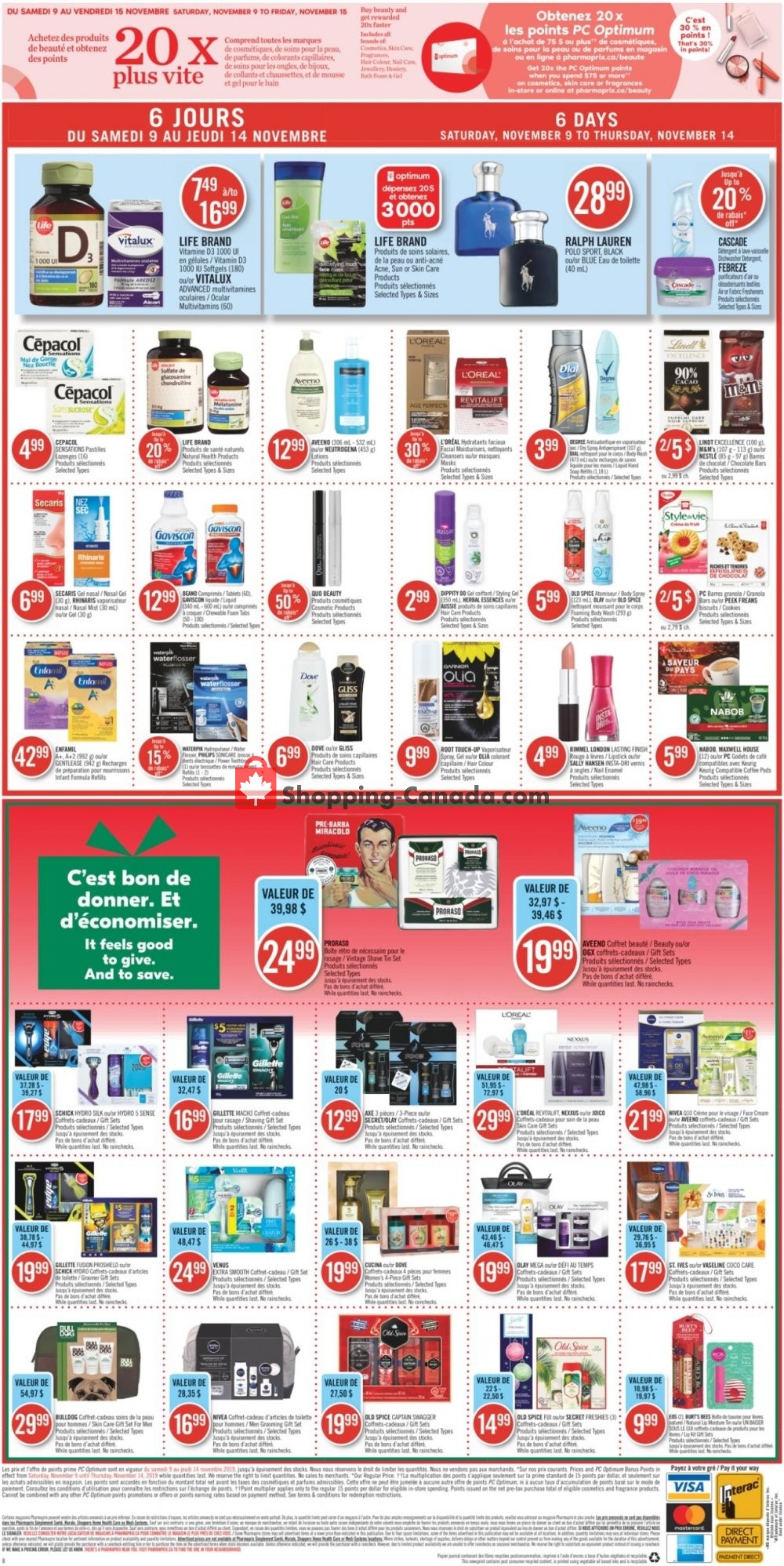 Pharmaprix flyer from Saturday November 9, 2019 to Thursday November 14, 2019 - page 17