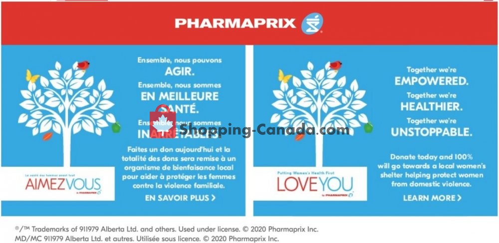 Pharmaprix flyer from Saturday October 17, 2020 to Thursday October 22, 2020 - page 1
