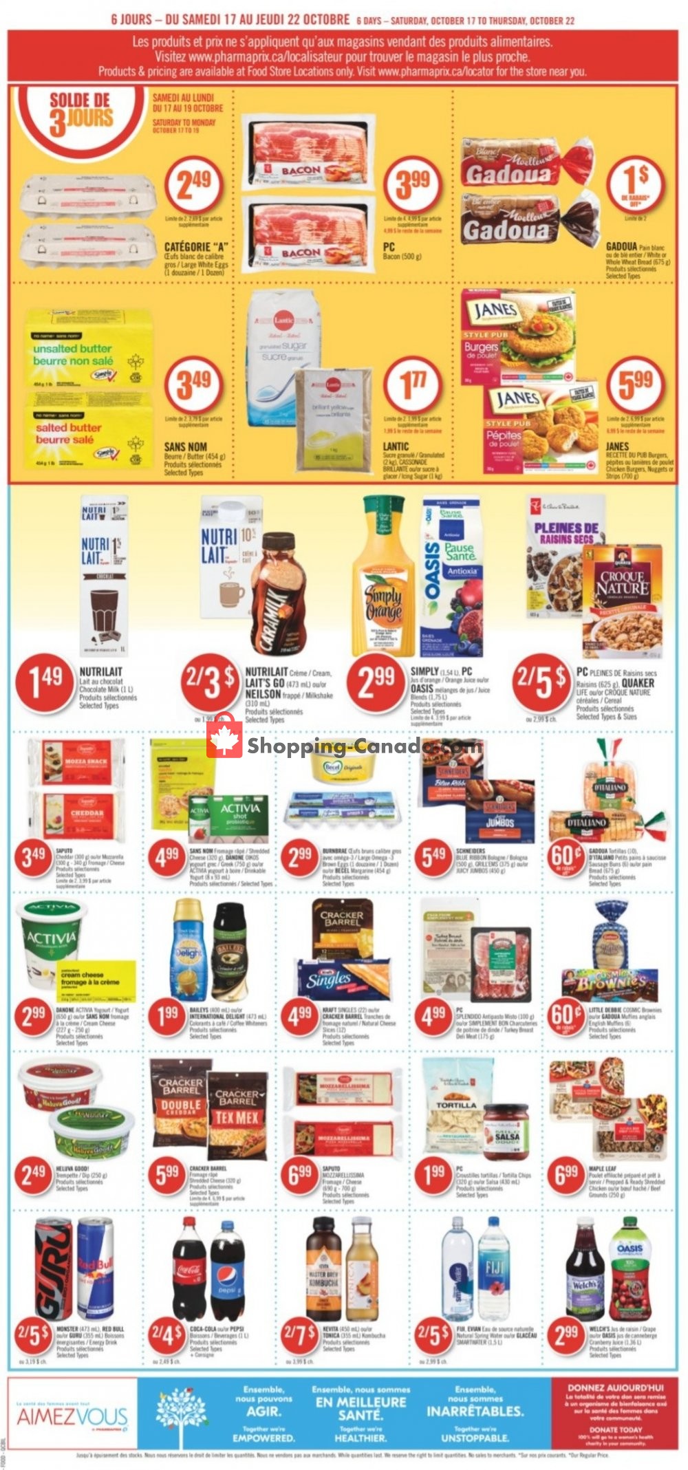 Pharmaprix flyer from Saturday October 17, 2020 to Thursday October 22, 2020 - page 10