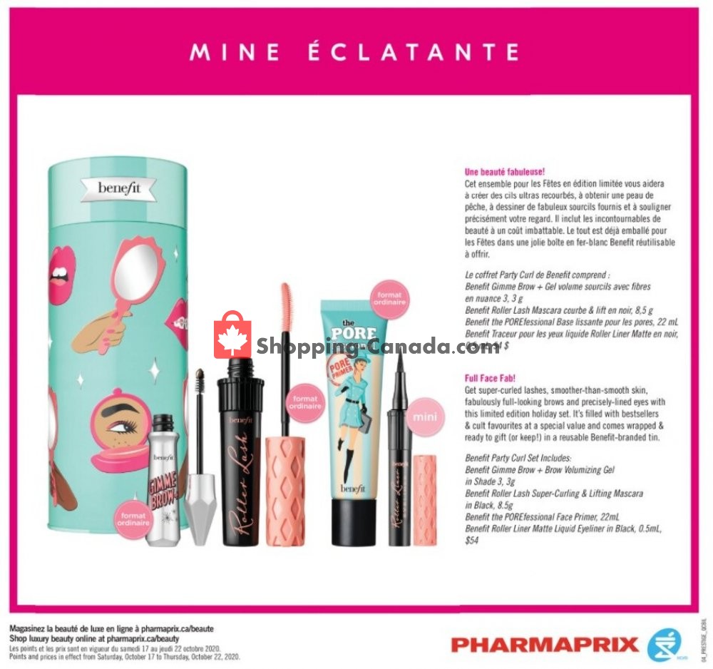 Pharmaprix flyer from Saturday October 17, 2020 to Thursday October 22, 2020 - page 12