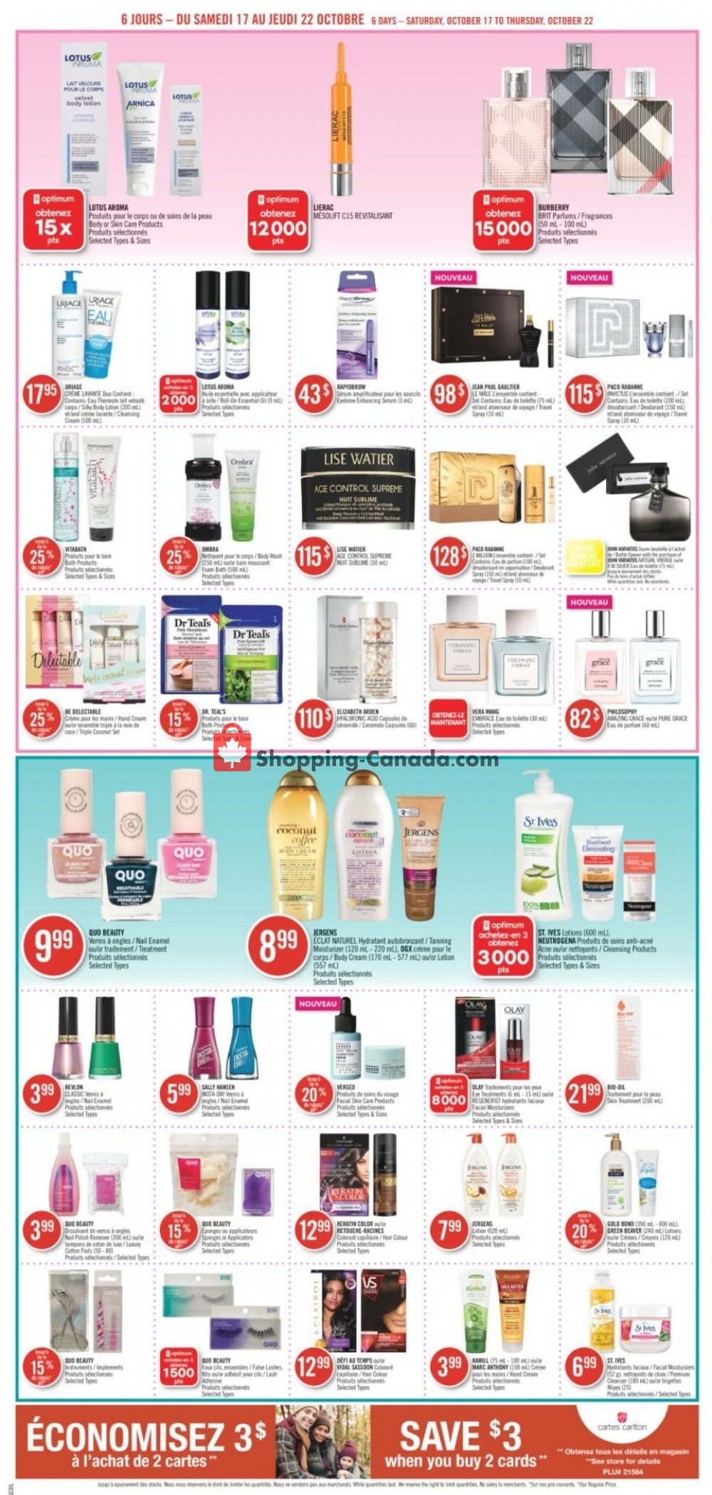 Pharmaprix flyer from Saturday October 17, 2020 to Thursday October 22, 2020 - page 17