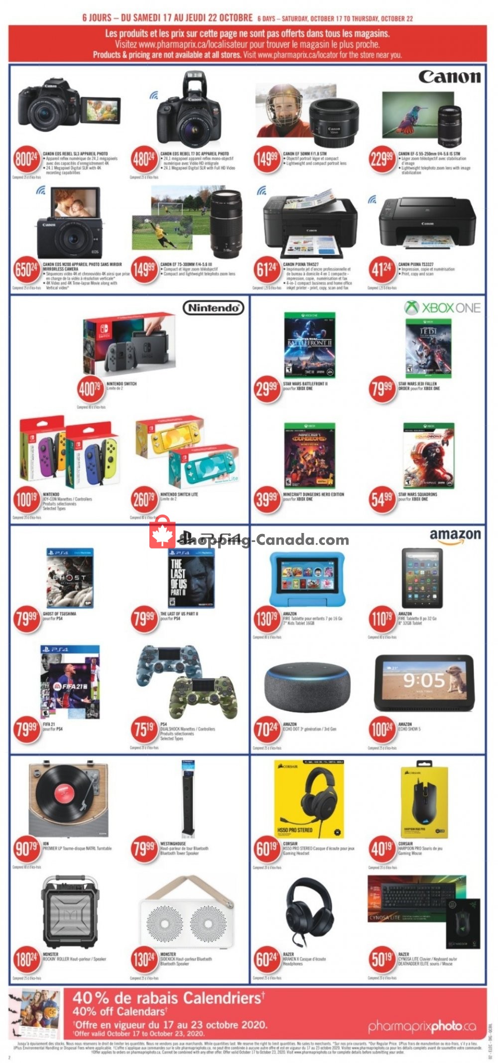 Pharmaprix flyer from Saturday October 17, 2020 to Thursday October 22, 2020 - page 19