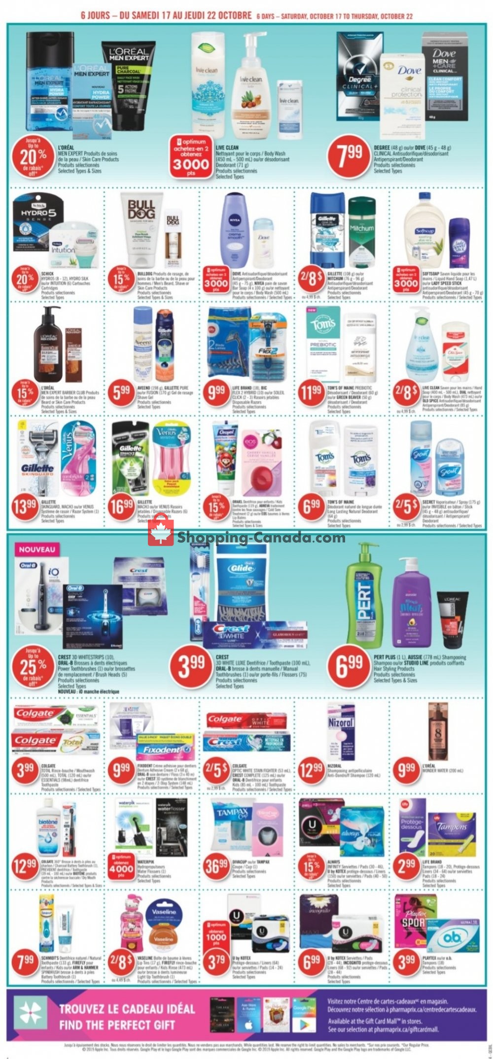 Pharmaprix flyer from Saturday October 17, 2020 to Thursday October 22, 2020 - page 9