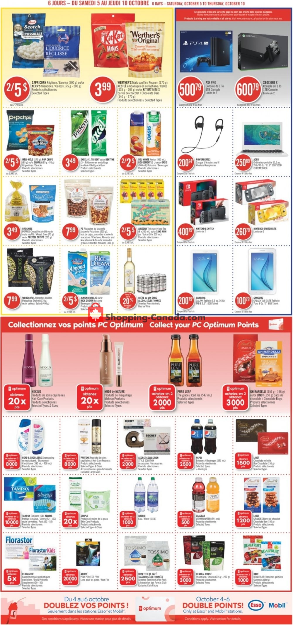 Pharmaprix flyer from Saturday October 5, 2019 to Thursday October 10, 2019 - page 12