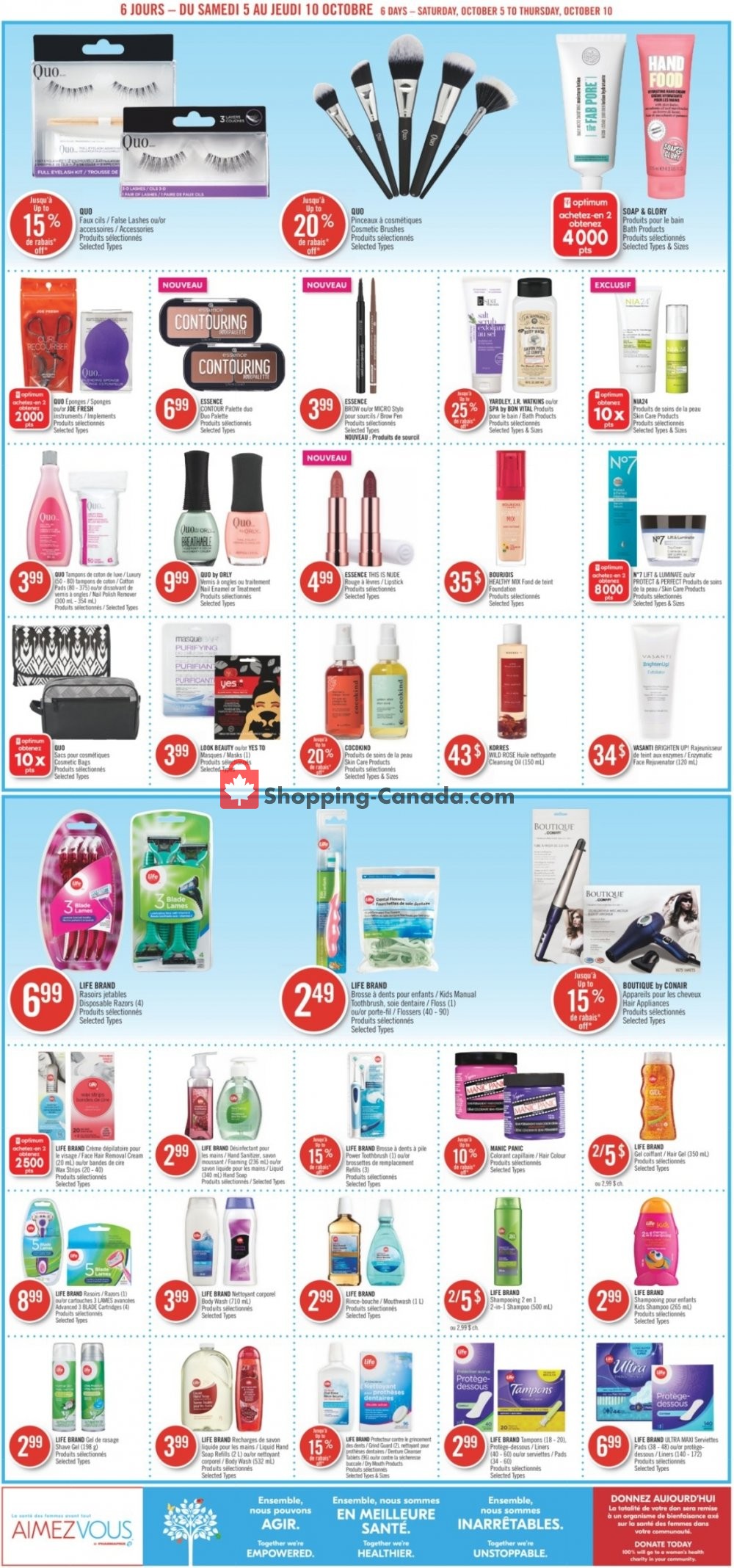Pharmaprix flyer from Saturday October 5, 2019 to Thursday October 10, 2019 - page 14