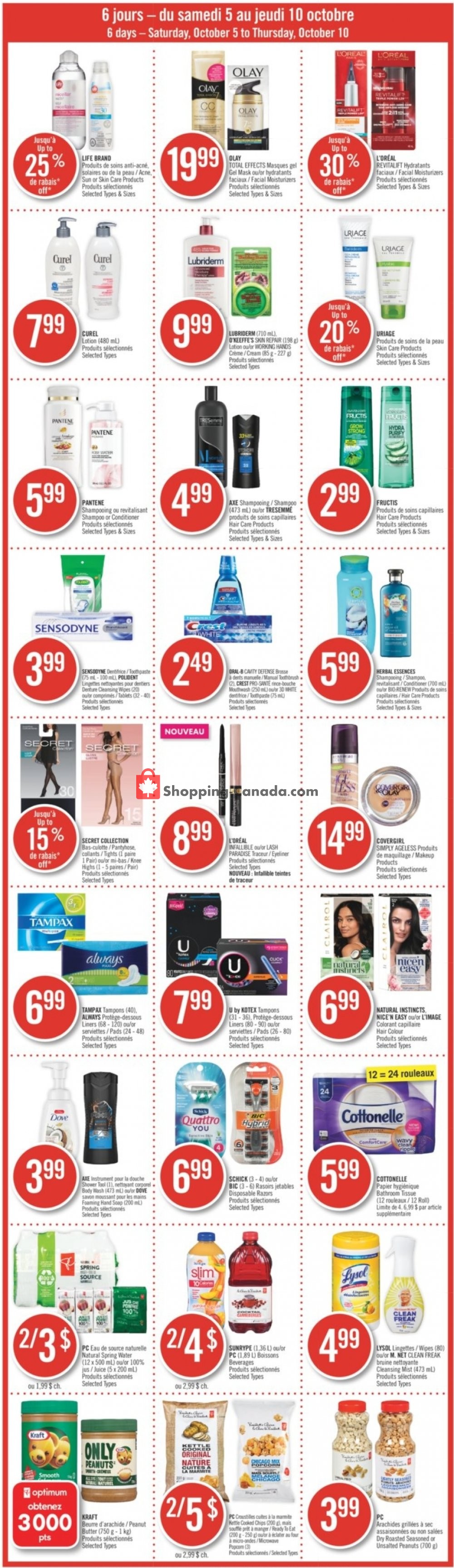Pharmaprix flyer from Saturday October 5, 2019 to Thursday October 10, 2019 - page 4