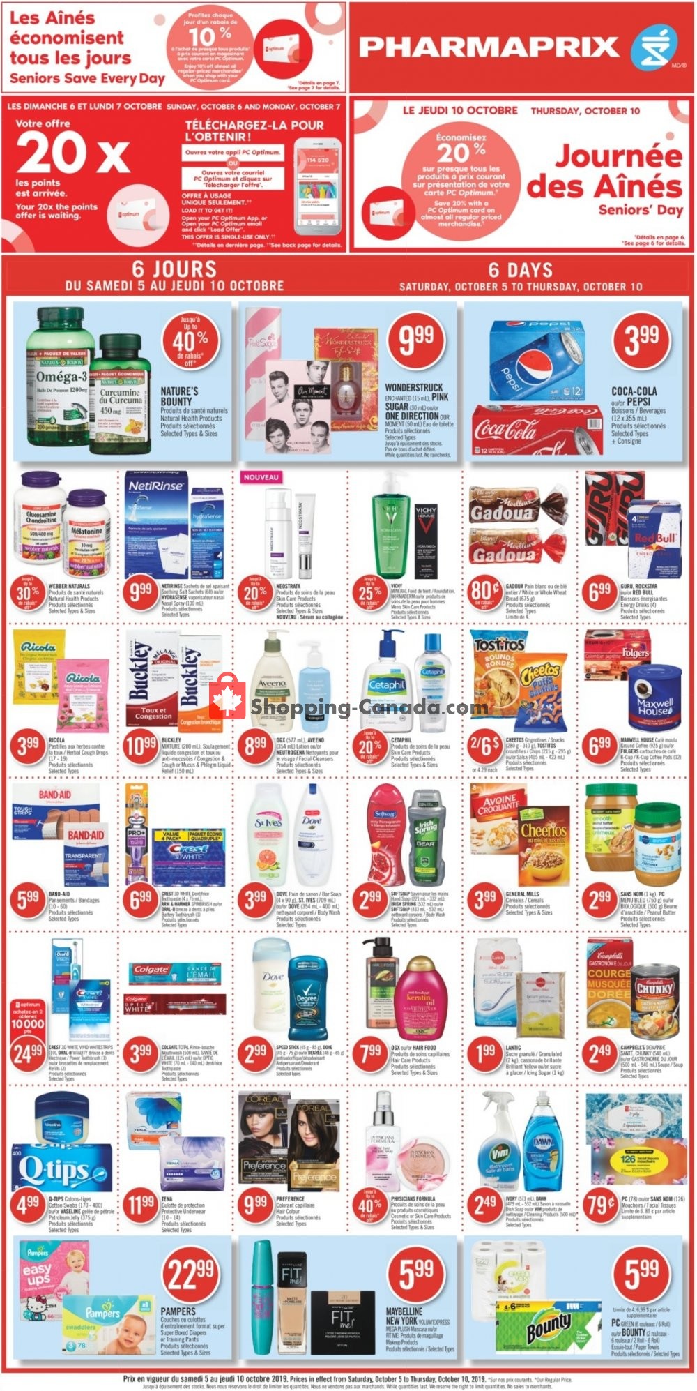 Pharmaprix flyer from Saturday October 5, 2019 to Thursday October 10, 2019 - page 5