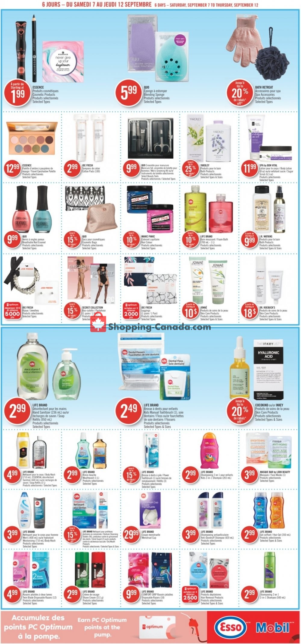 Pharmaprix flyer from Saturday September 7, 2019 to Thursday September 12, 2019 - page 14