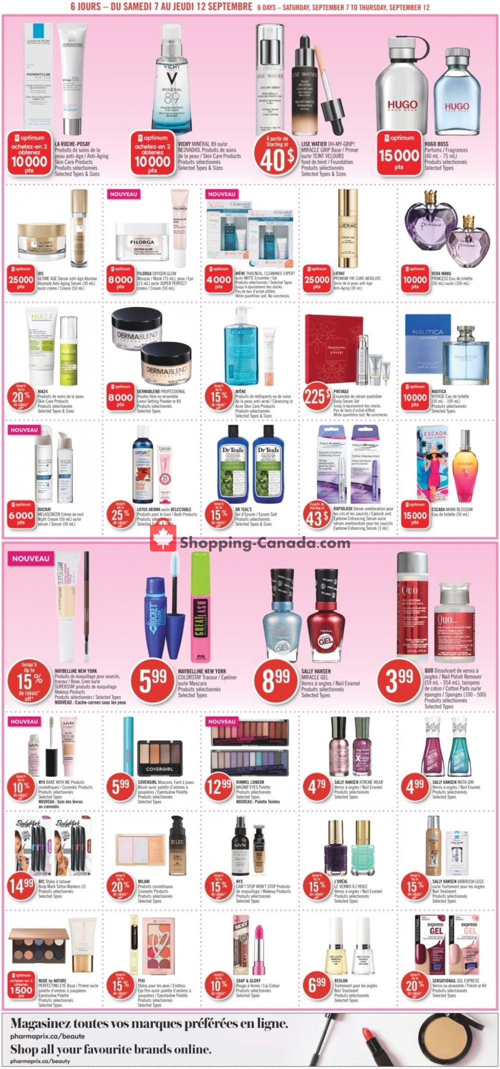Pharmaprix flyer from Saturday September 7, 2019 to Thursday September 12, 2019 - page 17
