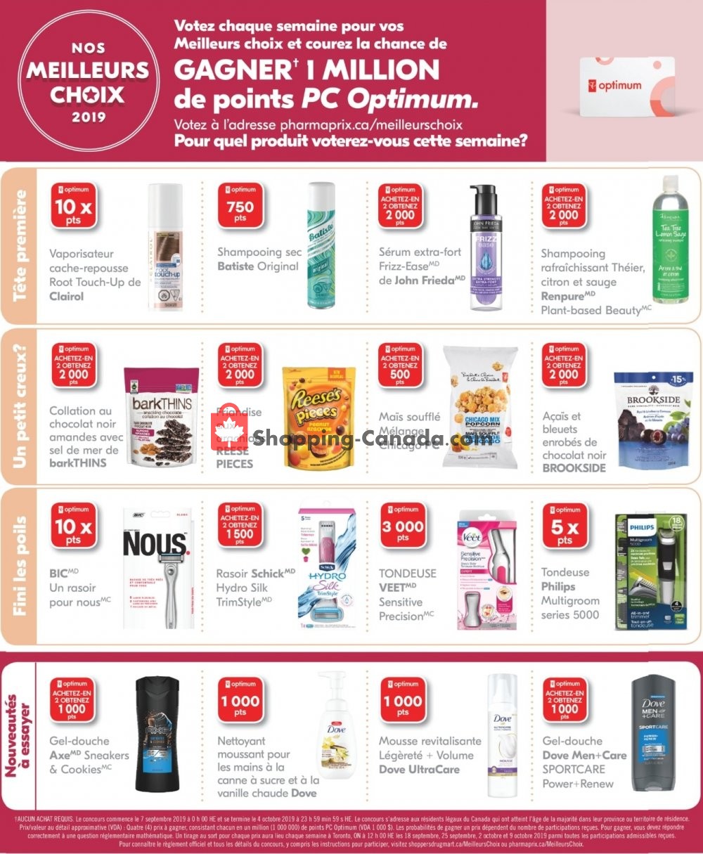 Pharmaprix flyer from Saturday September 7, 2019 to Thursday September 12, 2019 - page 18