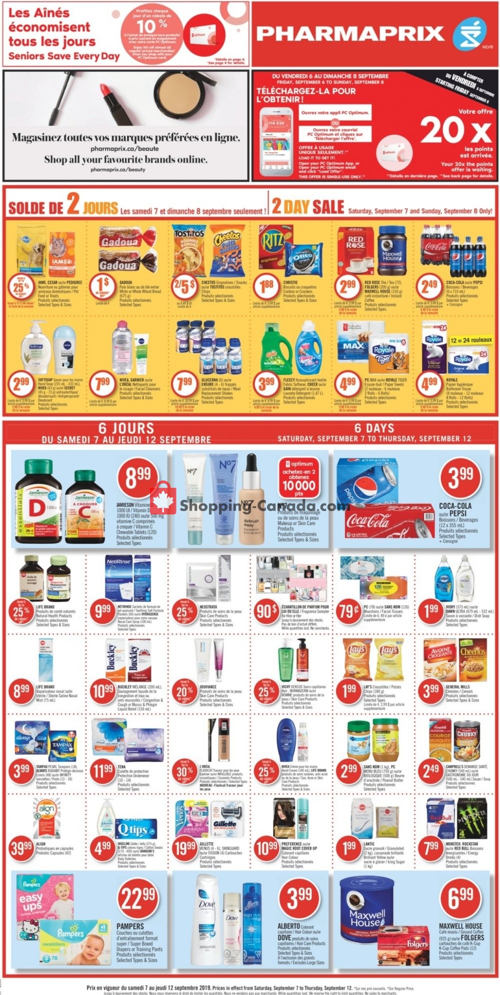 Pharmaprix flyer from Saturday September 7, 2019 to Thursday September 12, 2019 - page 5