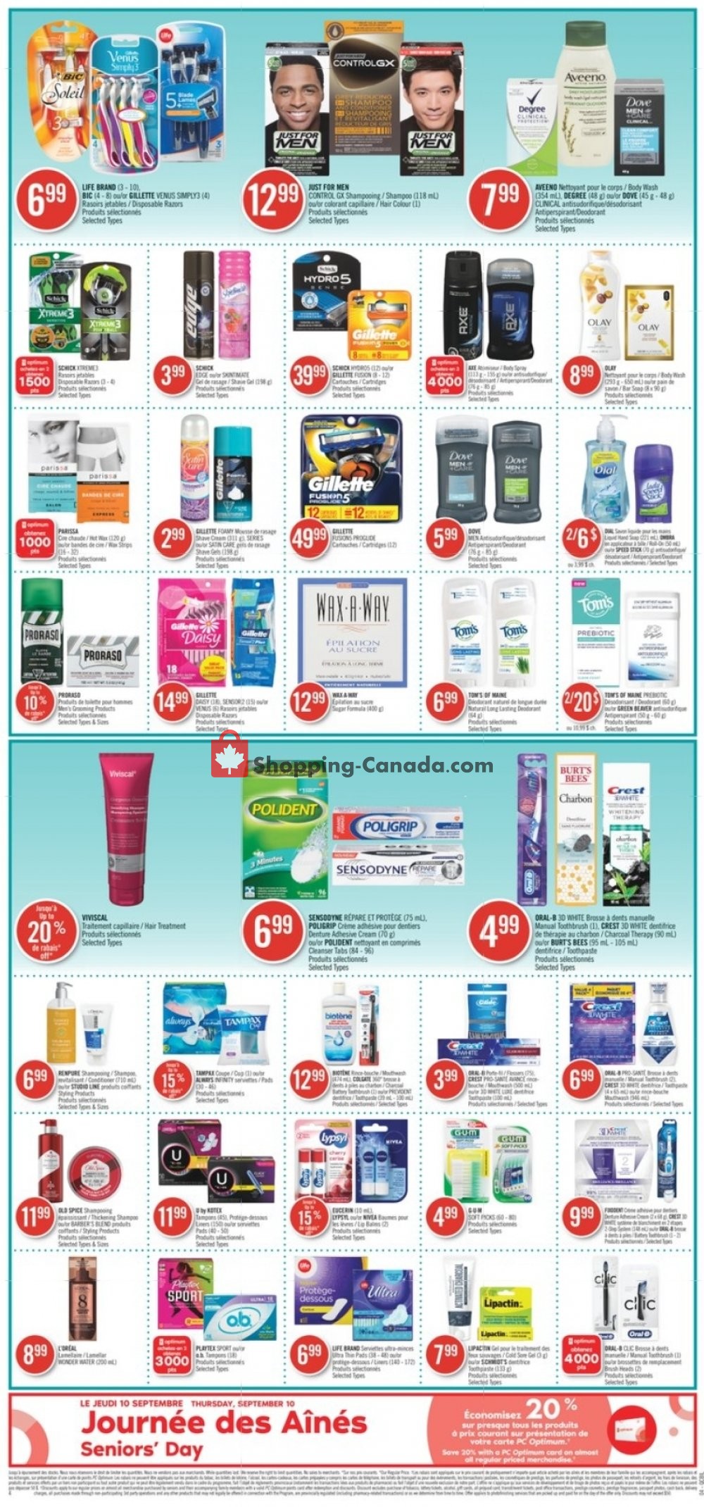Pharmaprix flyer from Saturday September 5, 2020 to Friday September 11, 2020 - page 18