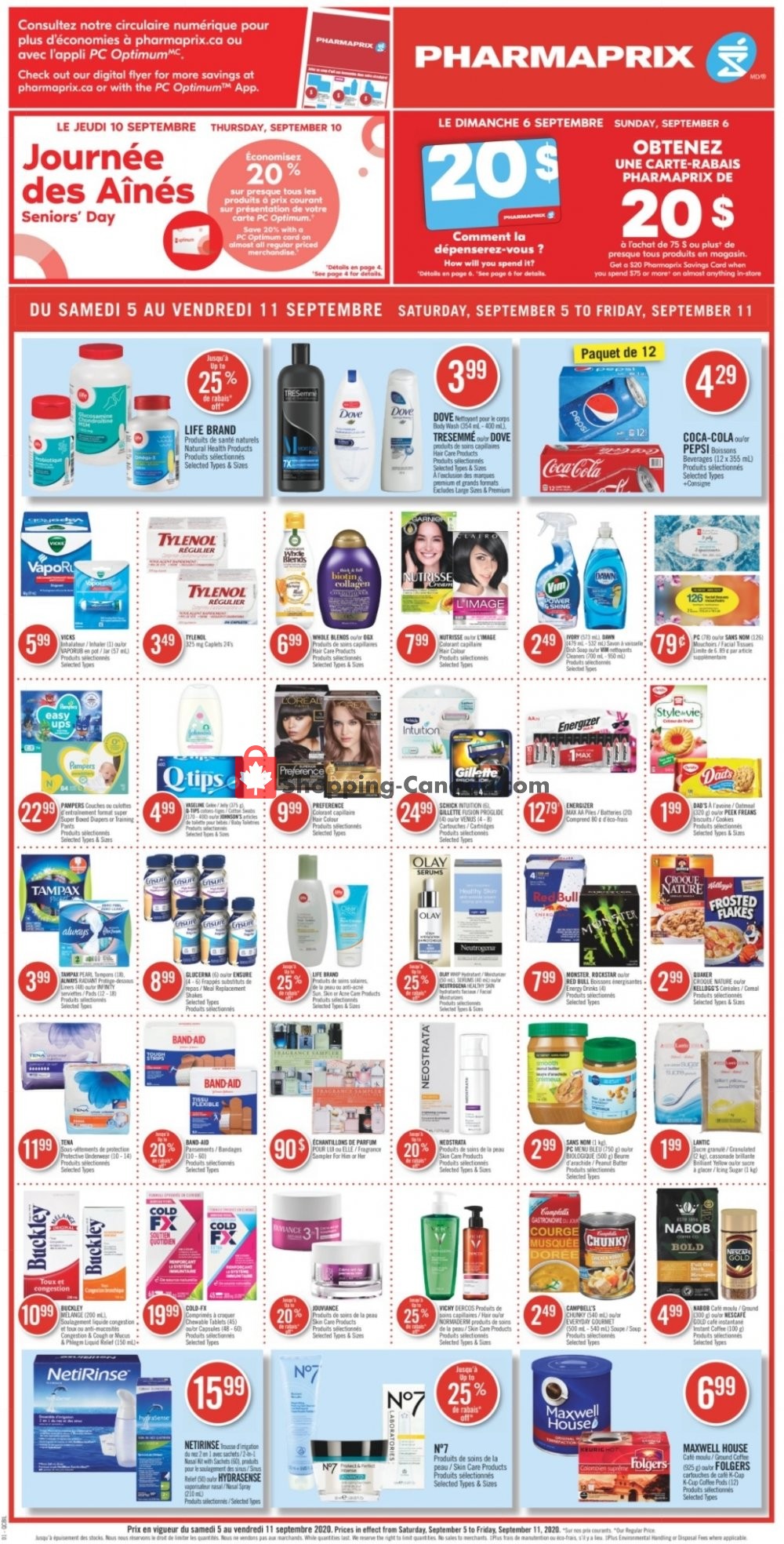 Pharmaprix flyer from Saturday September 5, 2020 to Friday September 11, 2020 - page 7