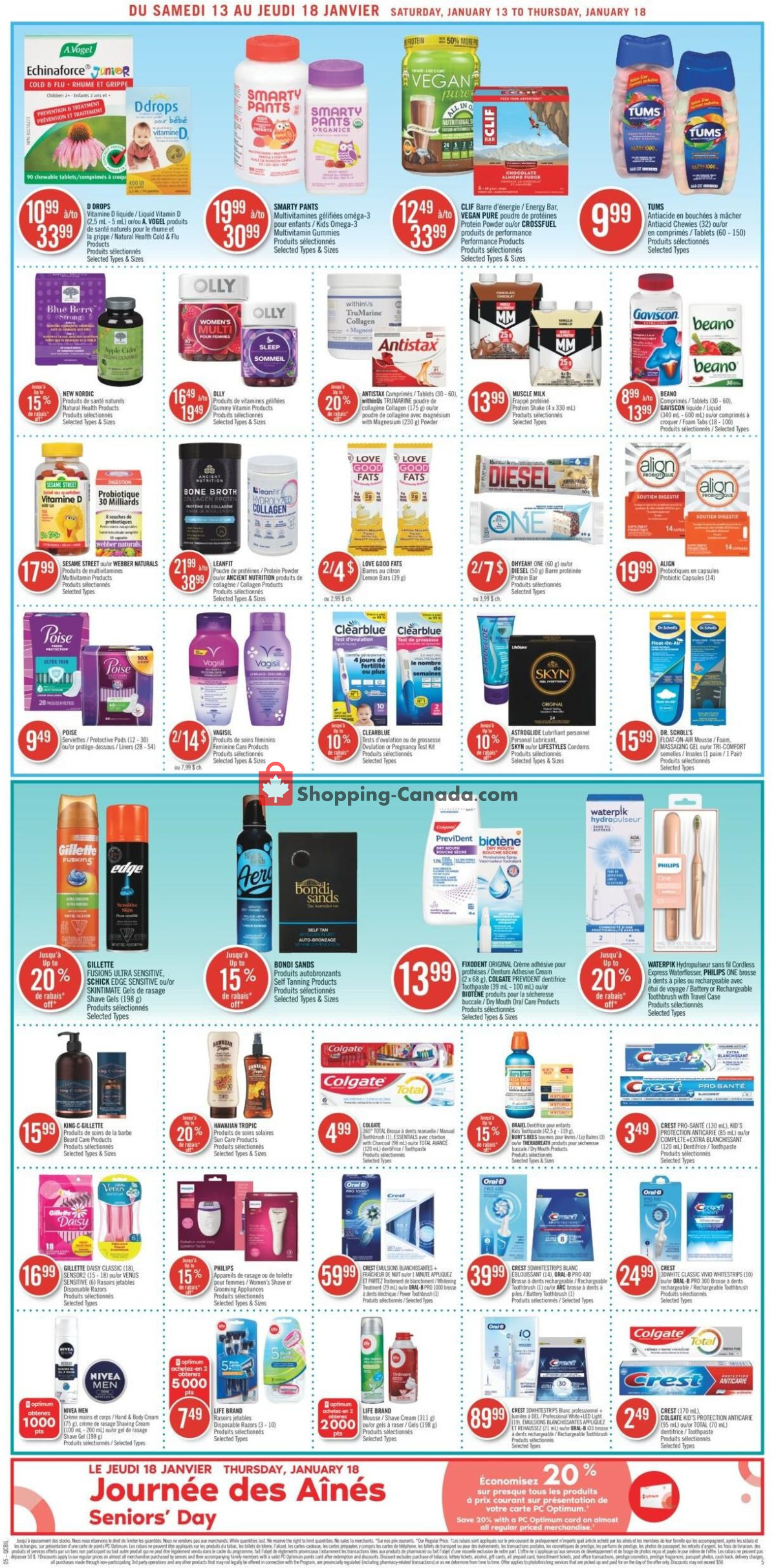 Pharmaprix flyer from Saturday January 13, 2024 to Thursday January 18, 2024 - page 14