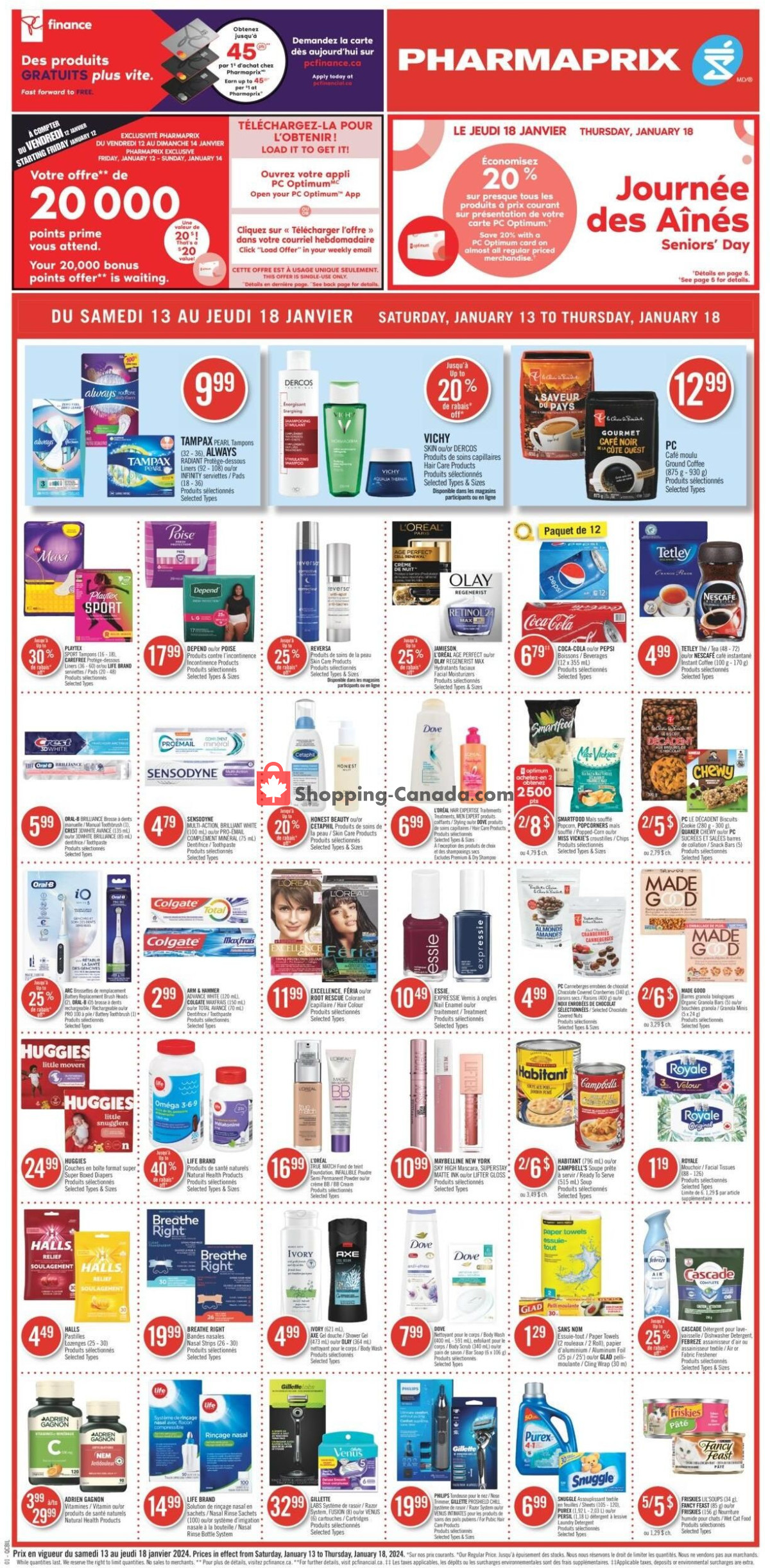 Pharmaprix flyer from Saturday January 13, 2024 to Thursday January 18, 2024 - page 2