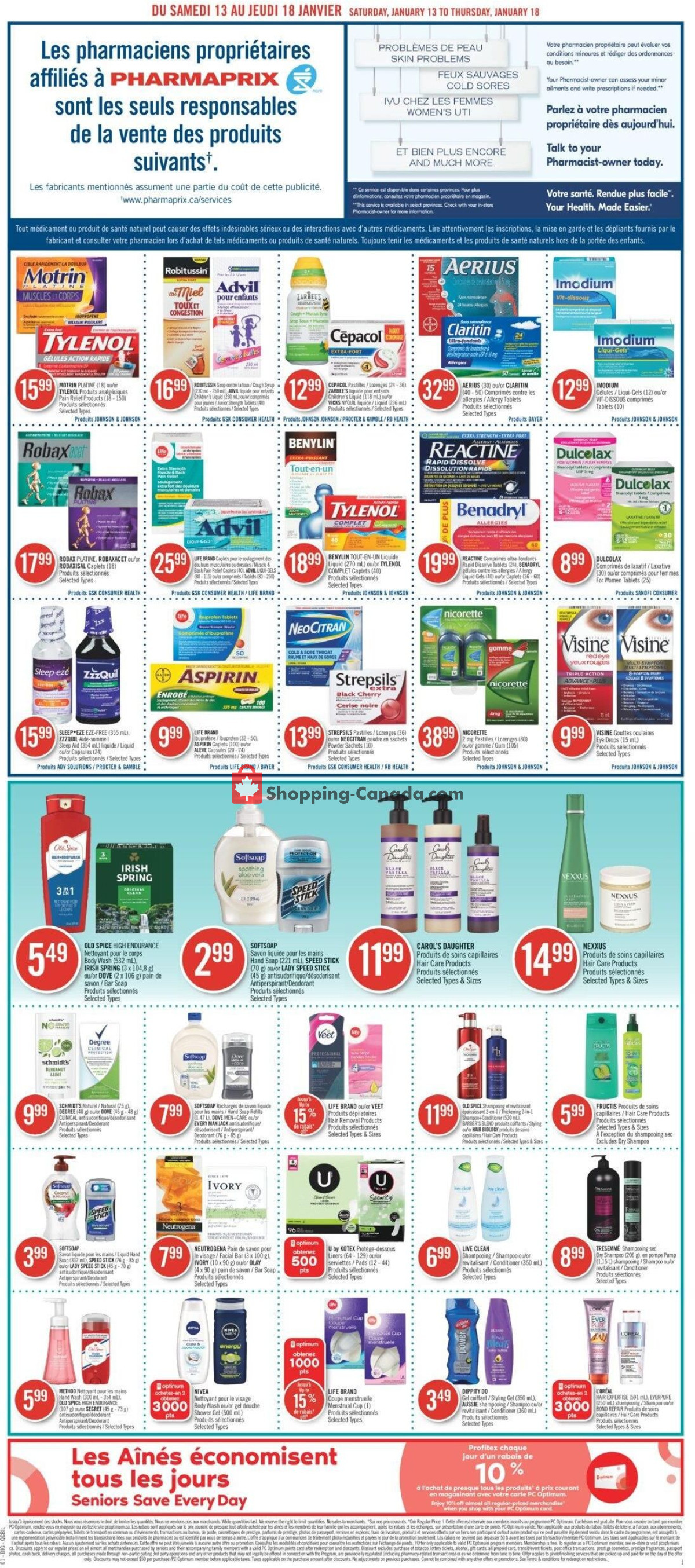 Pharmaprix flyer from Saturday January 13, 2024 to Thursday January 18, 2024 - page 3