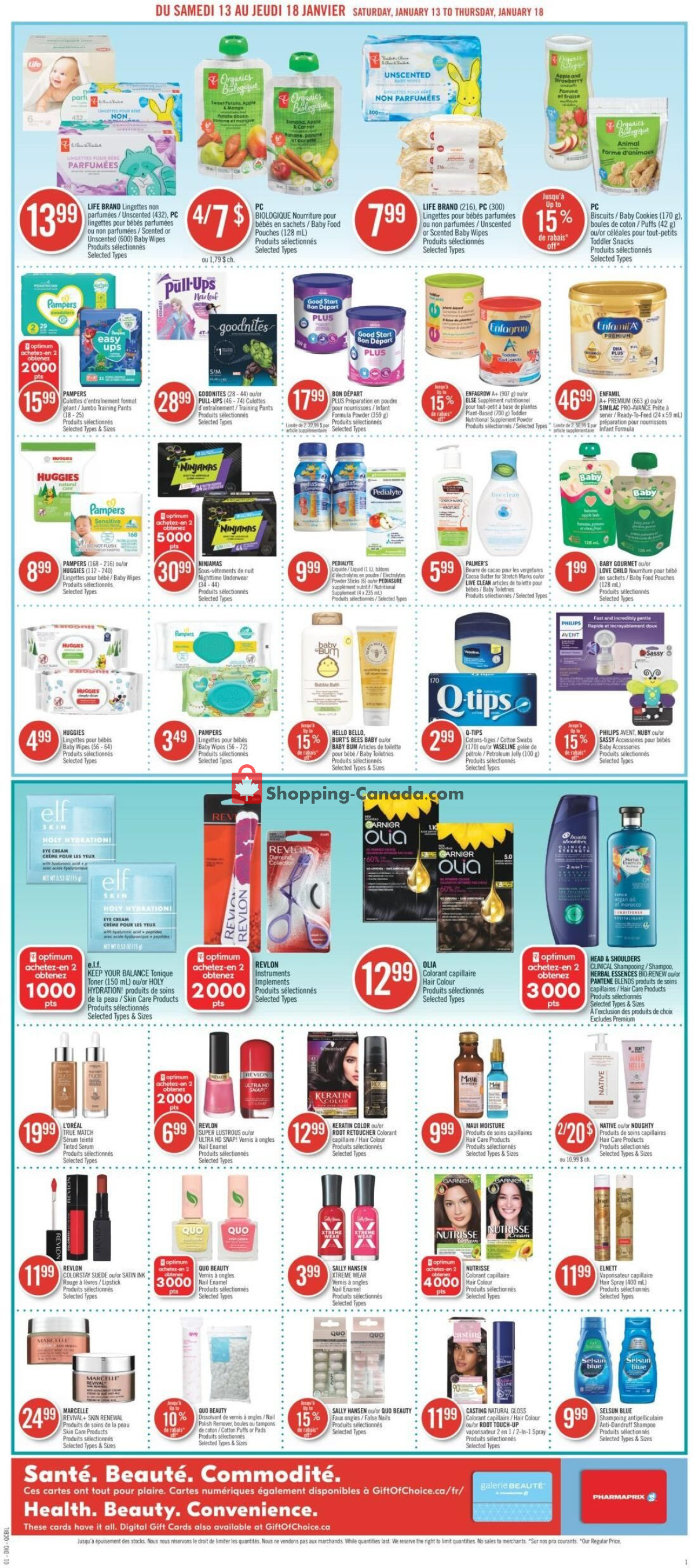 Pharmaprix flyer from Saturday January 13, 2024 to Thursday January 18, 2024 - page 8